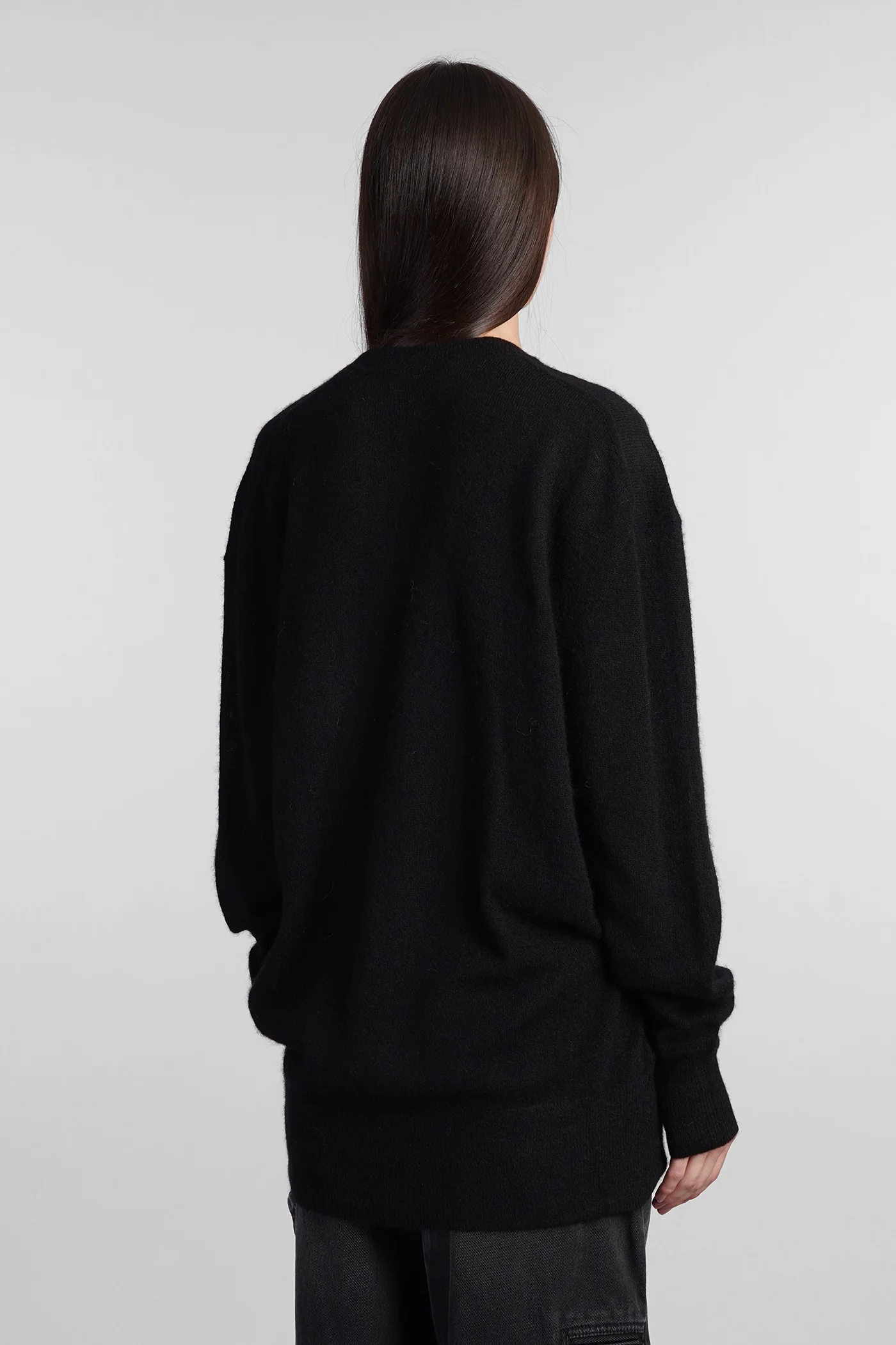 Larana Knitwear in black wool - Image 2