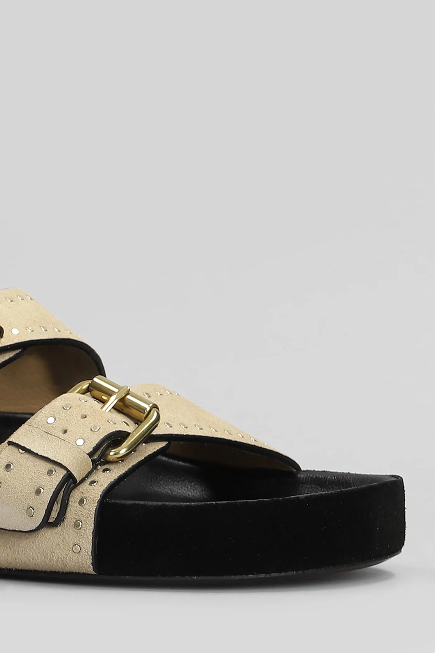 Lennyo Flats in beige suede - Image 5