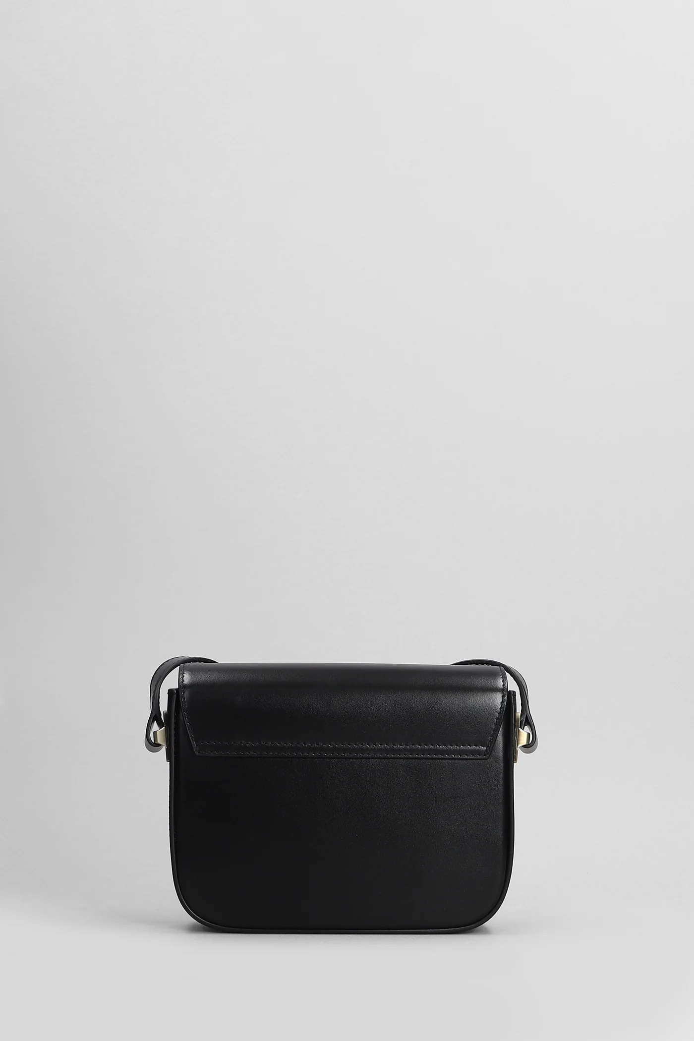 Lizza small Shoulder bag in black leather - Image 3