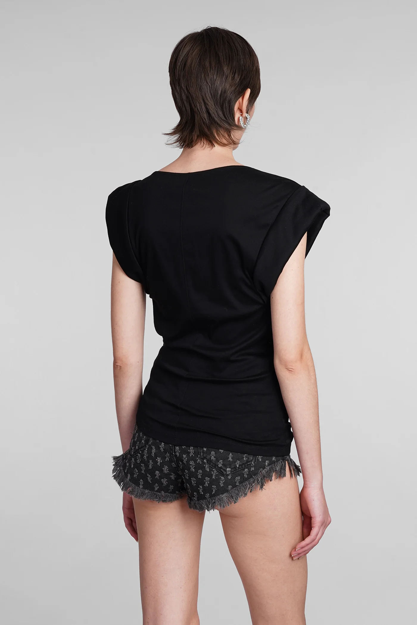 Maisan Topwear in black cotton - Image 3