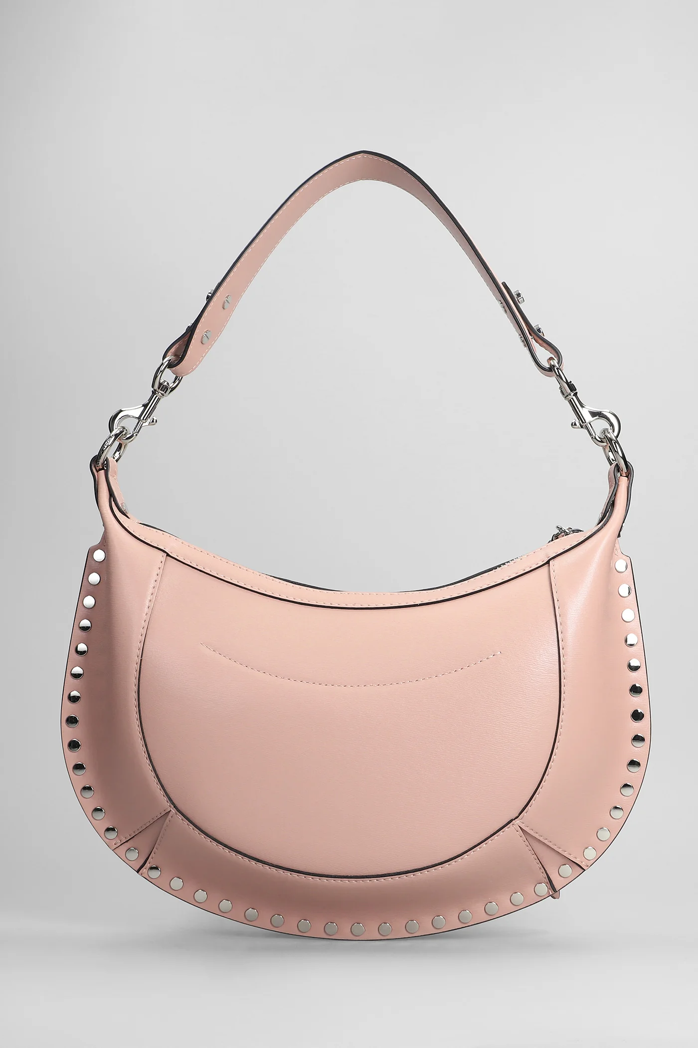 Naoko Shoulder bag in rose-pink leather