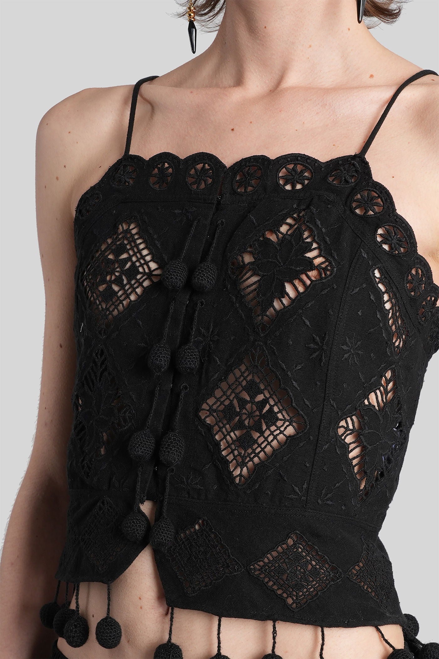 Nelssy Topwear in black cotton - Image 5