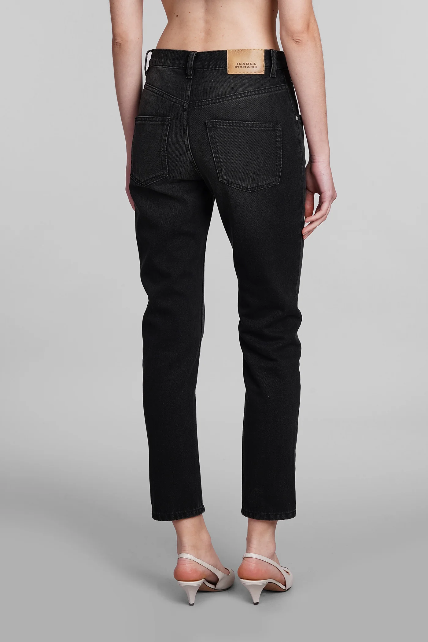 Nikira Jeans in black cotton - Image 3