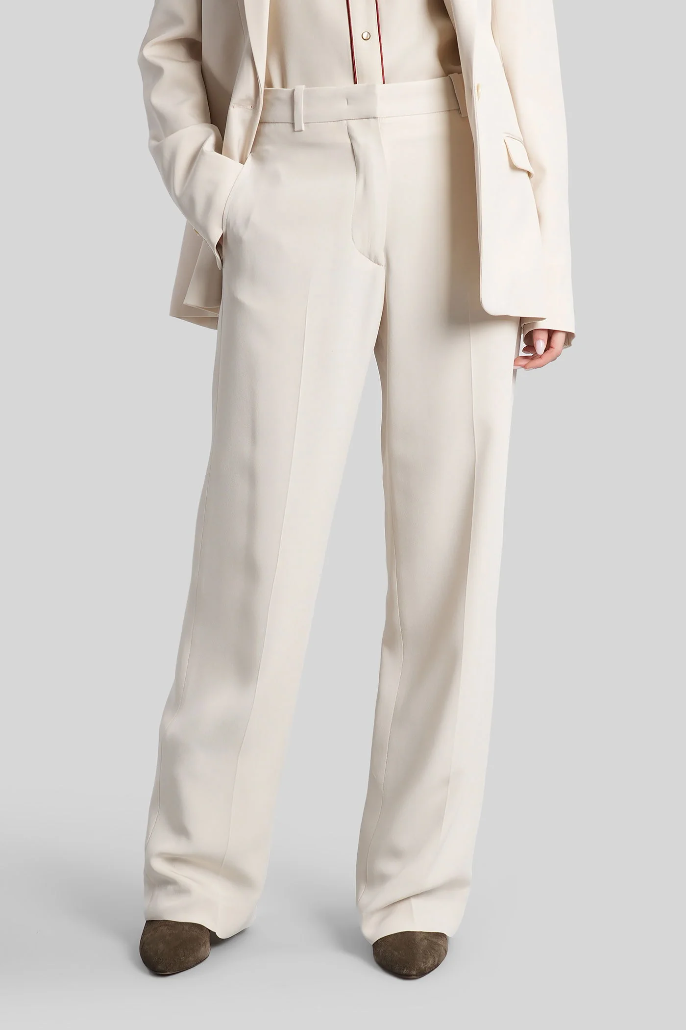 Noanda Pants in beige acetate