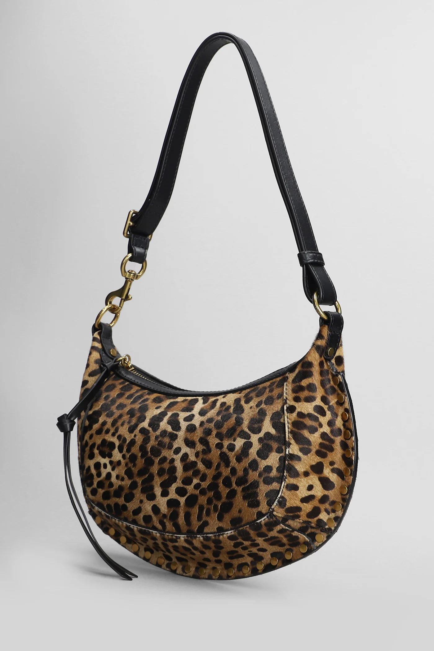 Oskan moon Shoulder bag in Animalier pony skin - Image 2