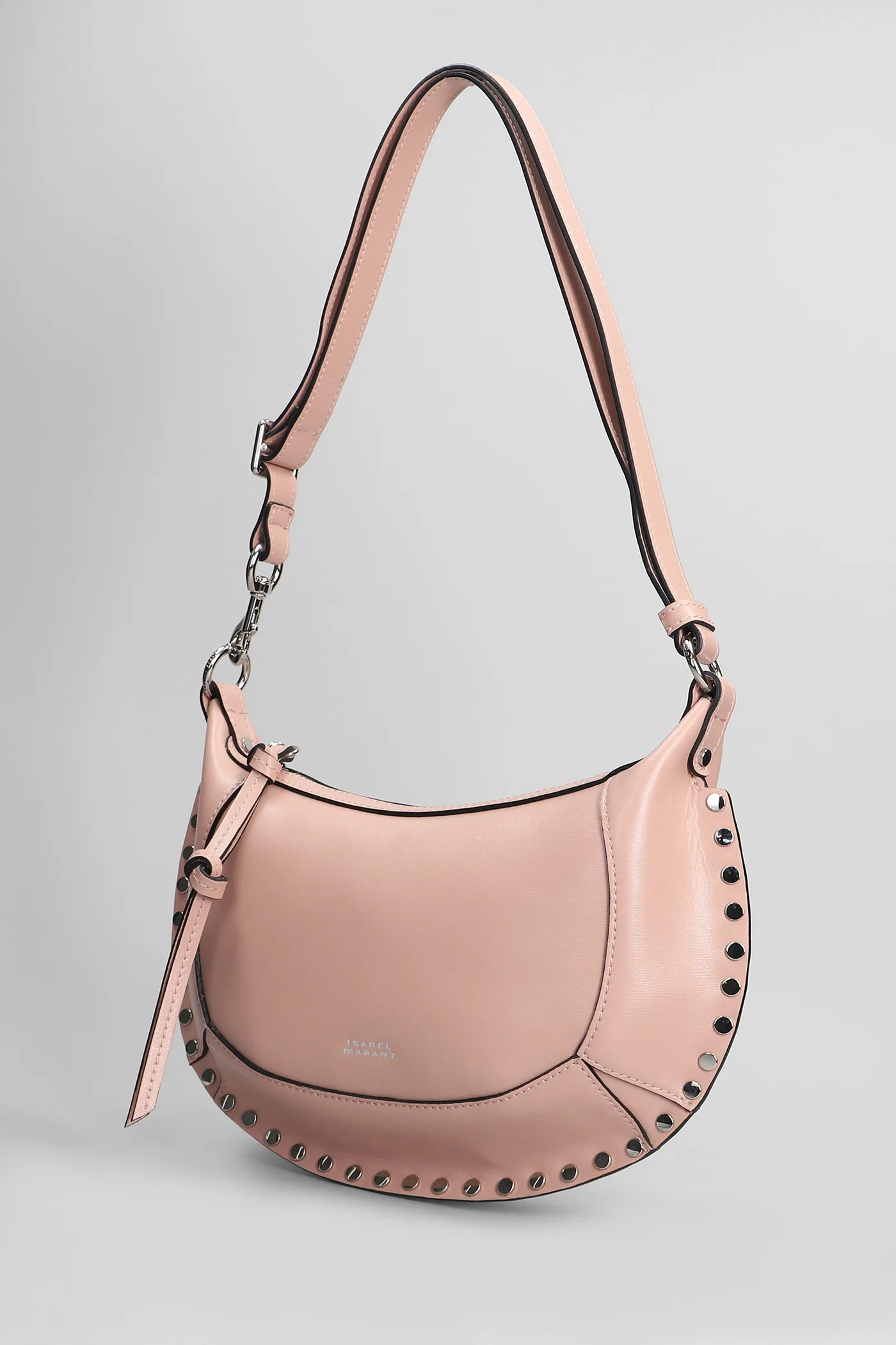 Oskan moon Shoulder bag in rose-pink leather - Image 2
