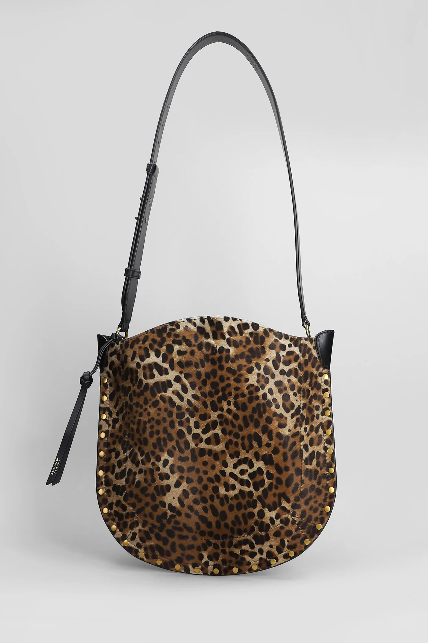 Oskan soft Shoulder bag in Animalier pony skin