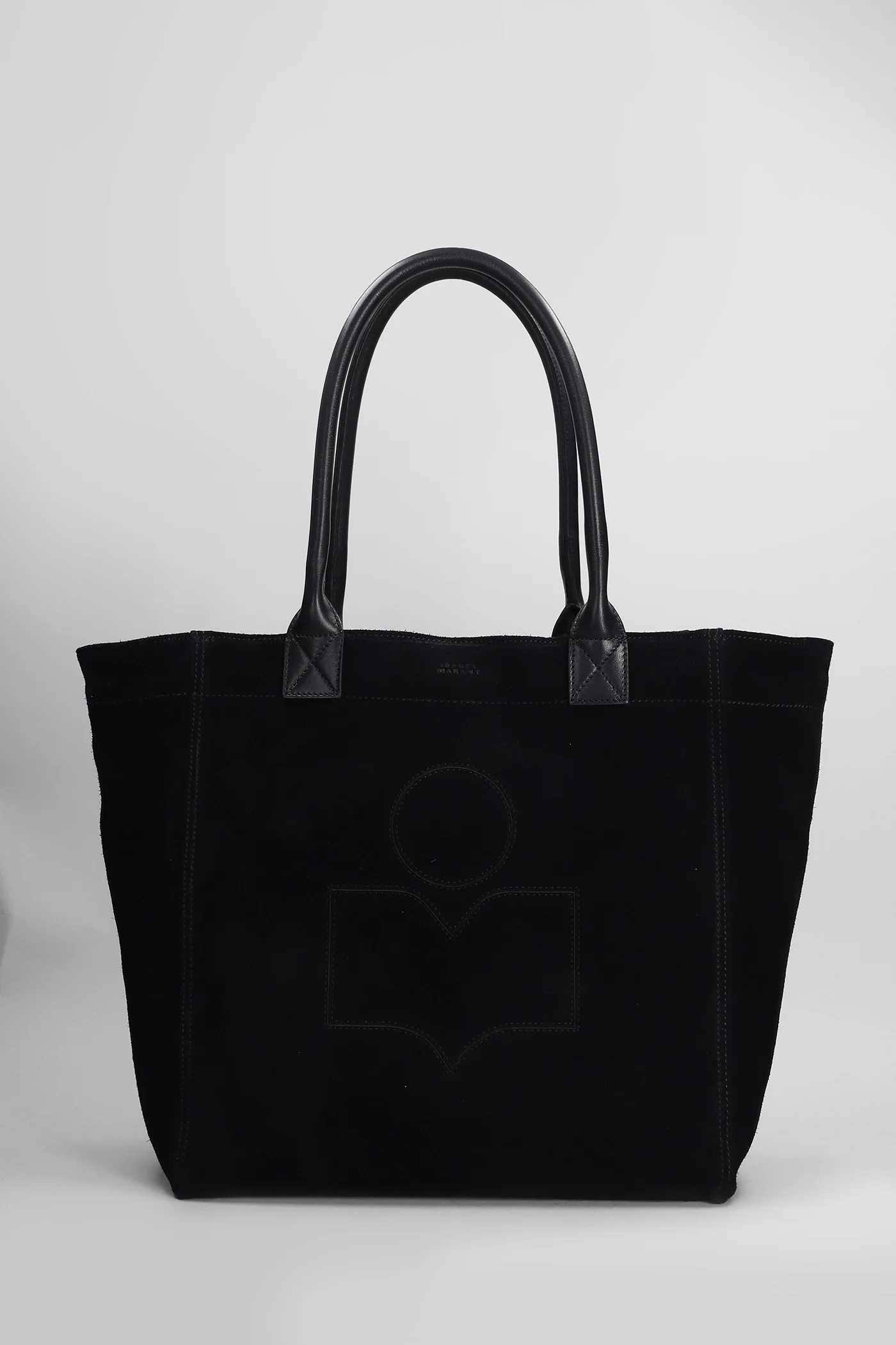 Small yenky Tote in black suede