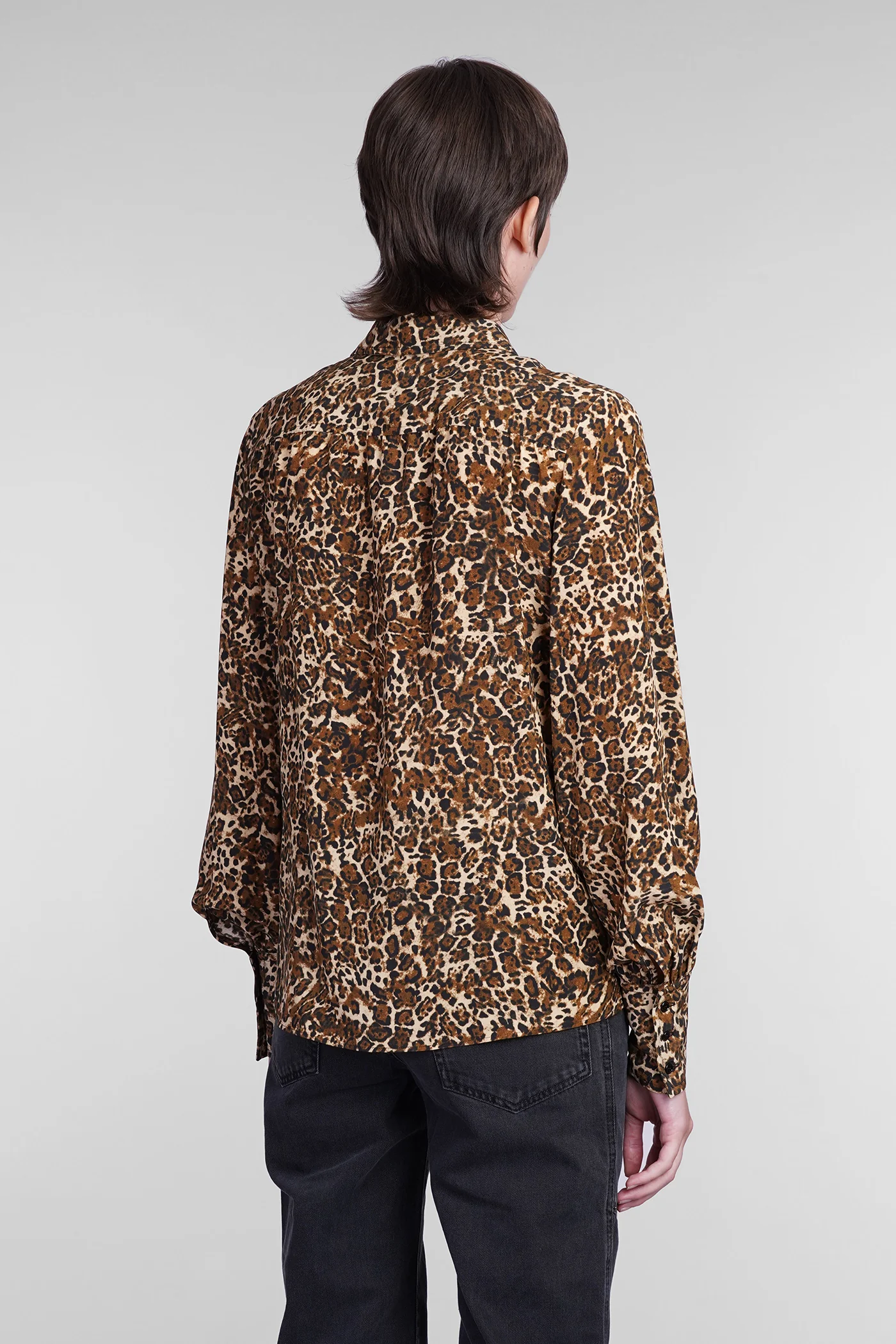 Teysa Shirt in Animalier silk - Image 3