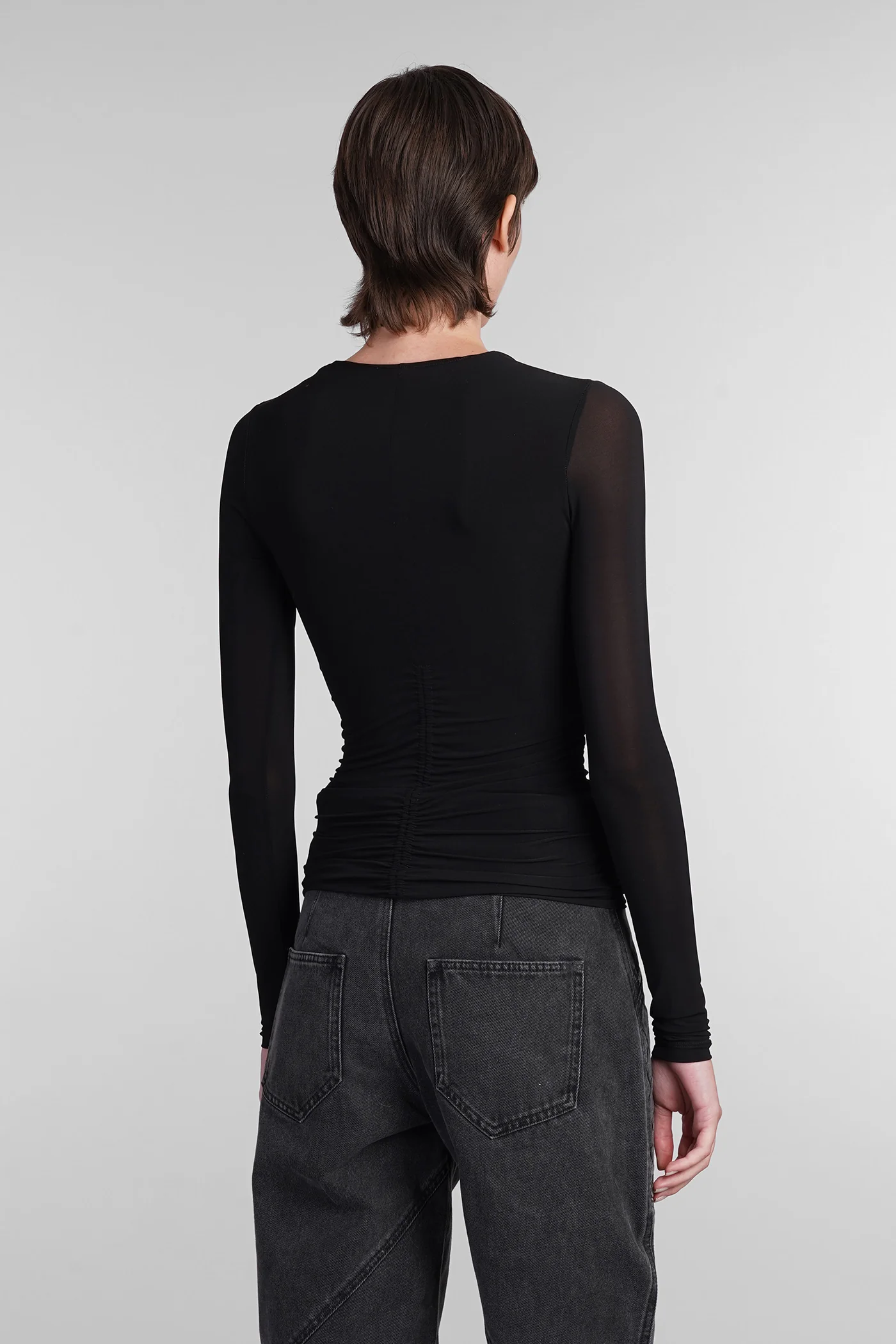 Vandalia Topwear in black viscose - Image 3