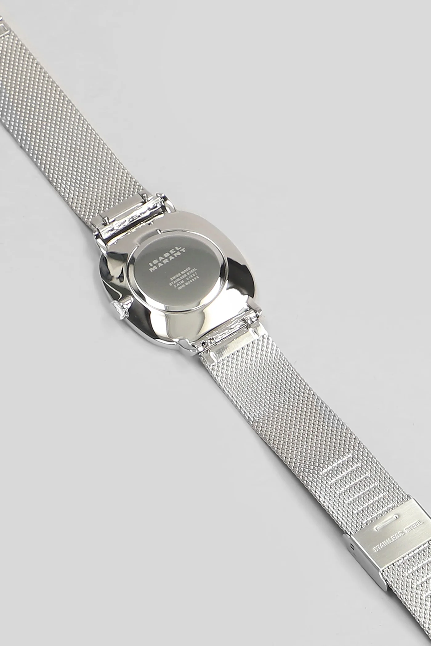 Watche in silver leather - Image 2