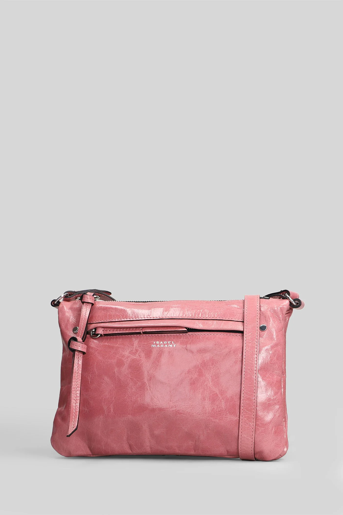Winna duo Shoulder bag in rose-pink leather - Image 2