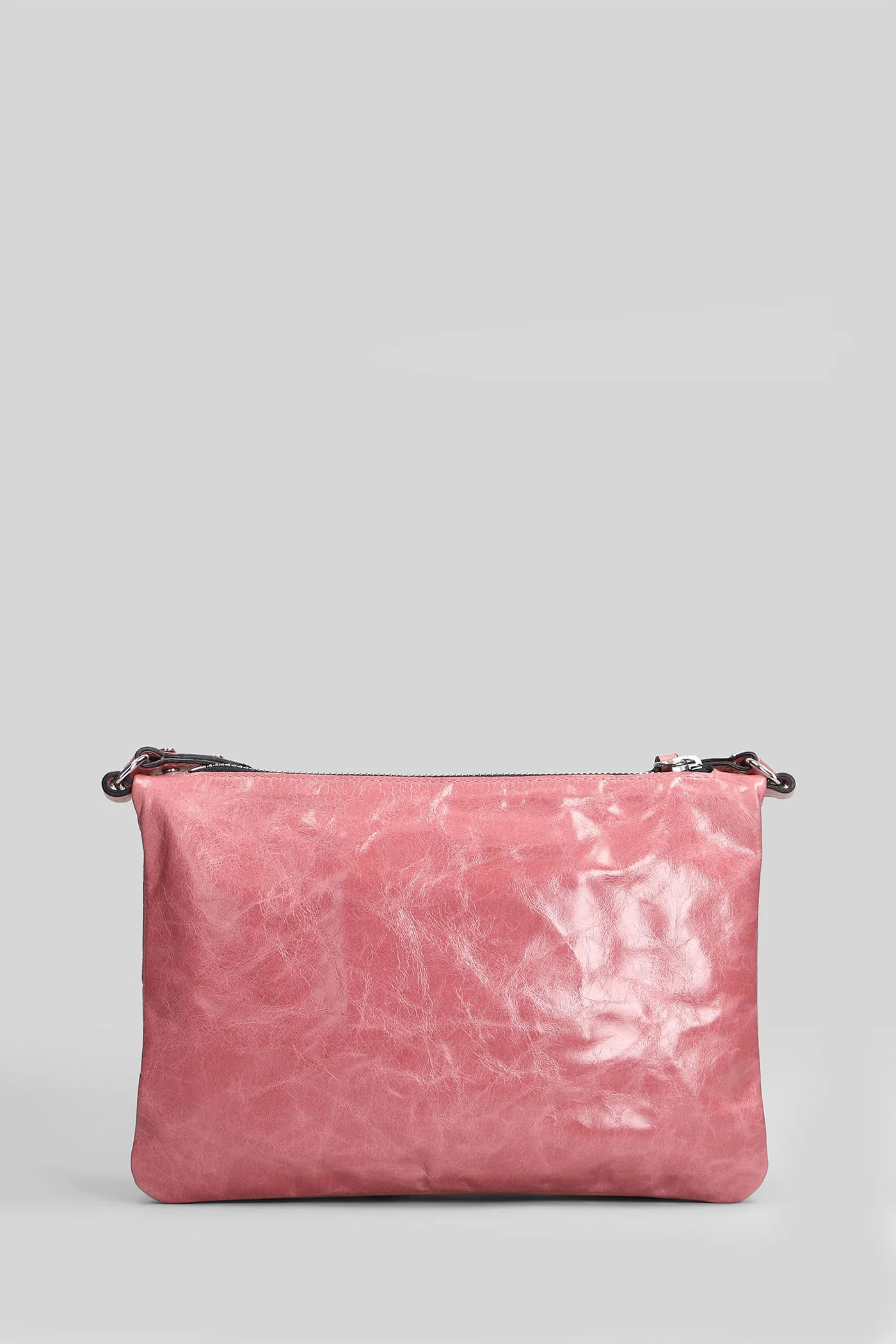 Winna duo Shoulder bag in rose-pink leather - Image 3