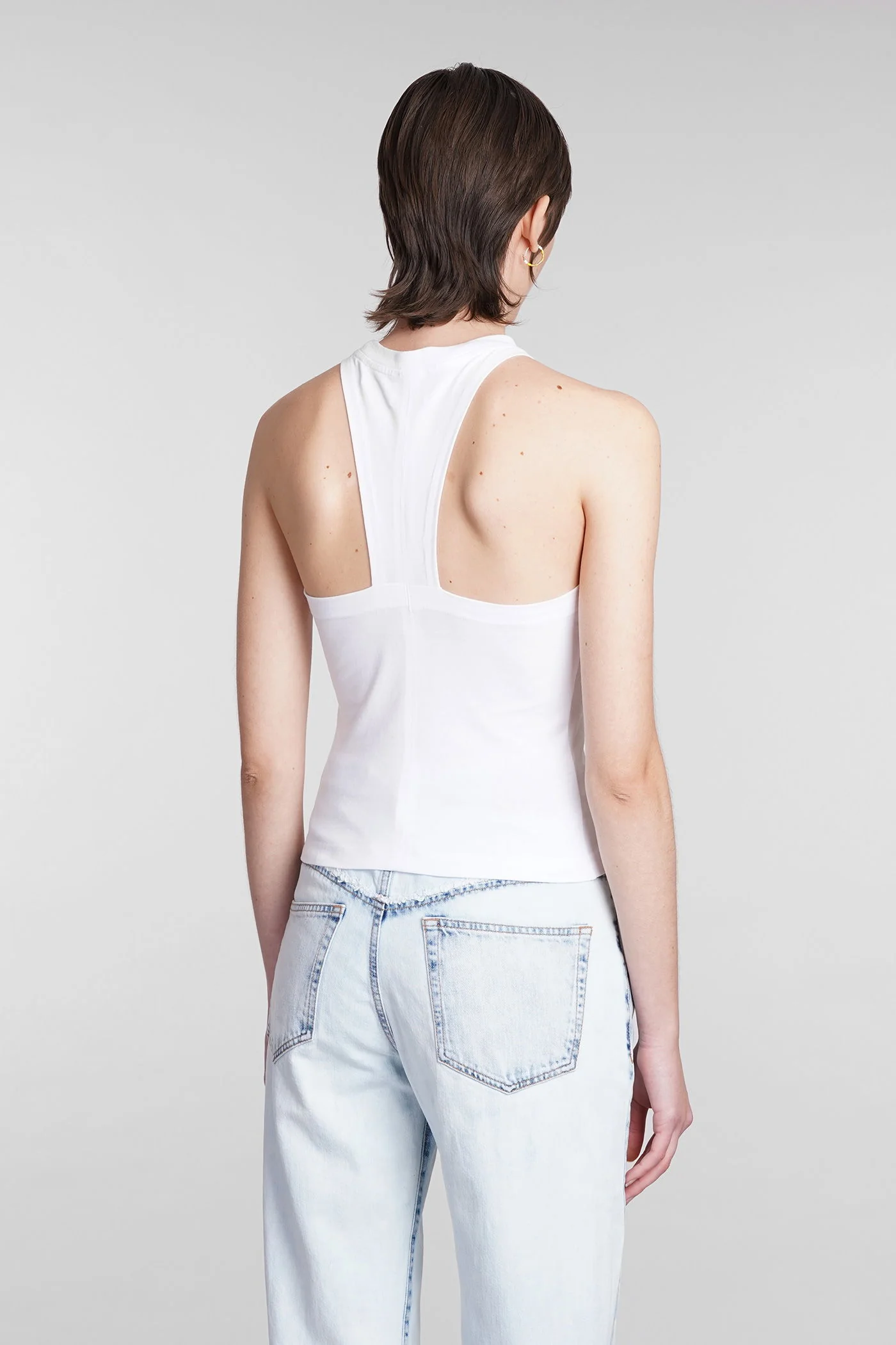 Zineba Topwear in white cotton - Image 3