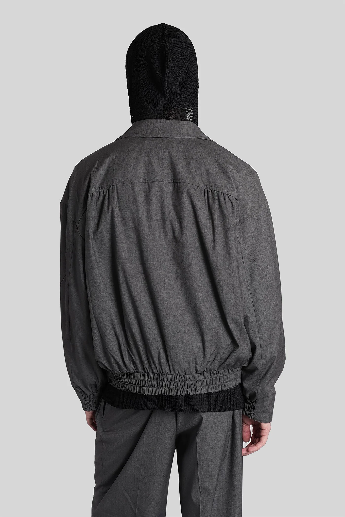 Go jacket Casual jacket in grey polyester - Image 3