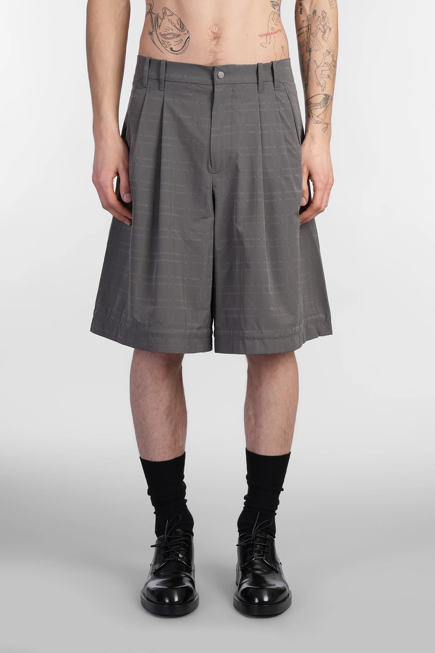 Mica Short Shorts in grey polyester