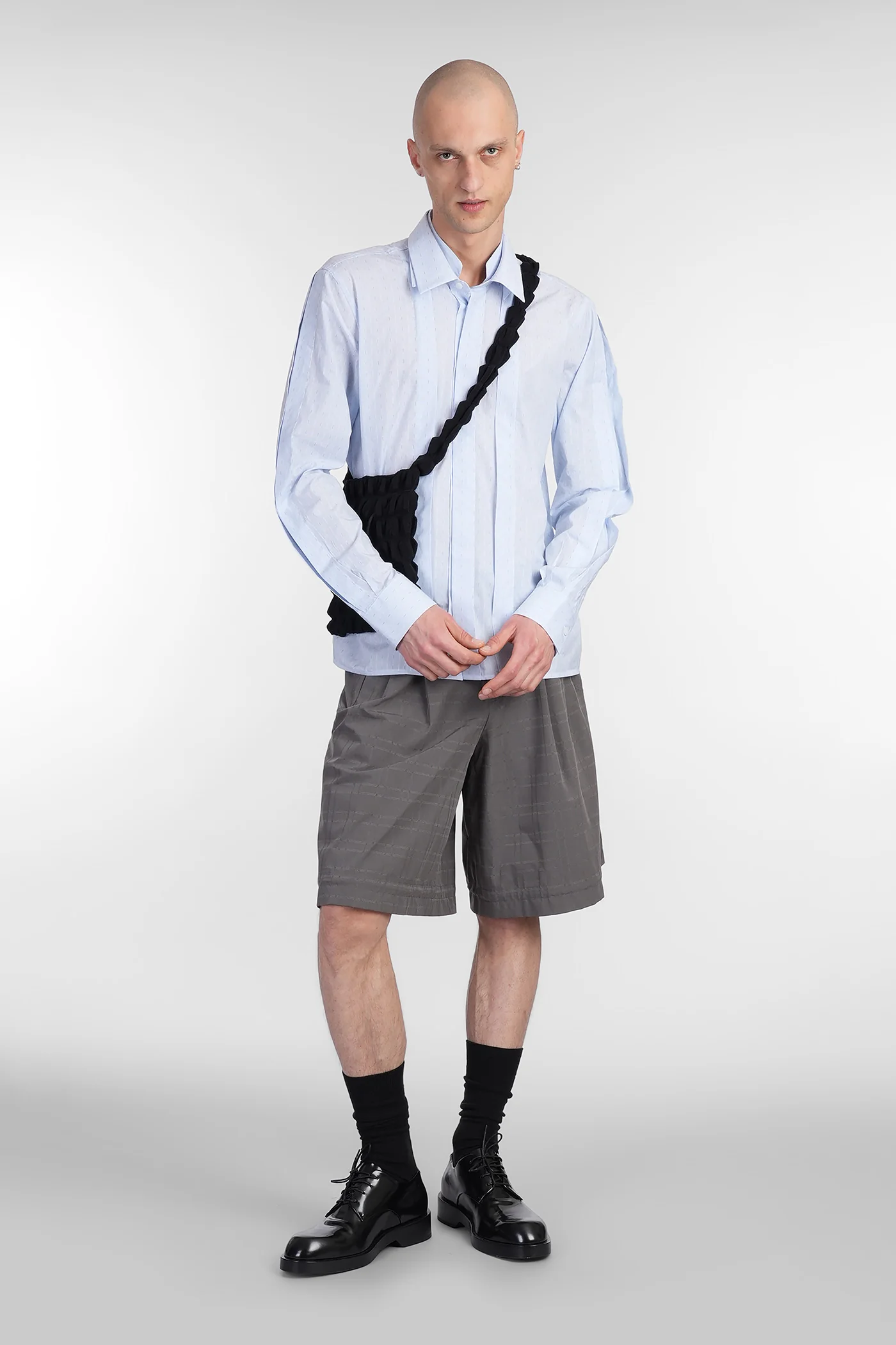Mica Short Shorts in grey polyester - Image 2