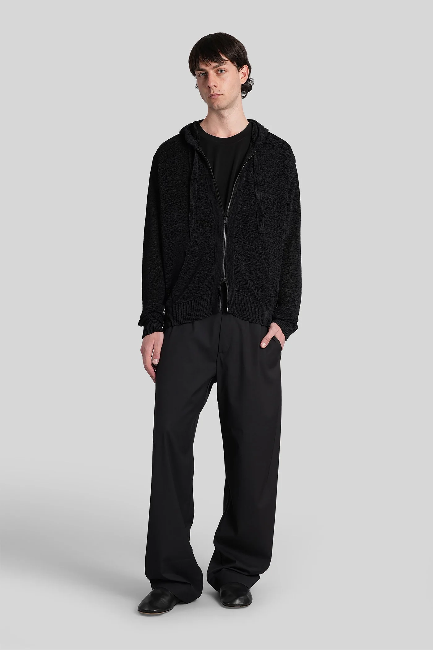 Palla hoodie Sweatshirt in black cotton - Image 2