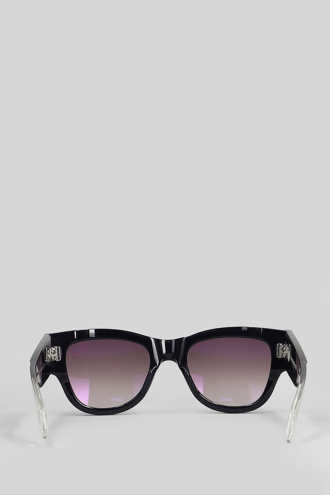 Chelsea Sunglasses in black metal alloy - Image 3