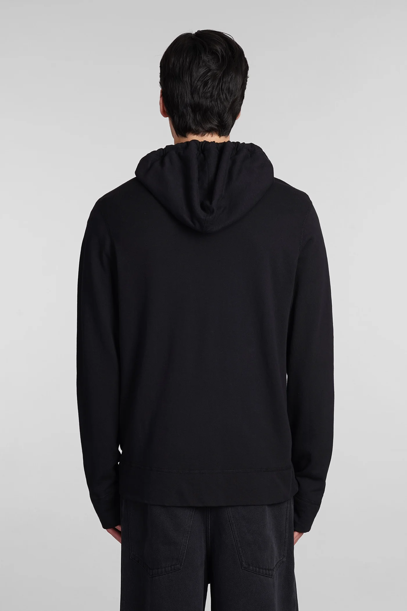 Sweatshirt in black cotton - Image 3