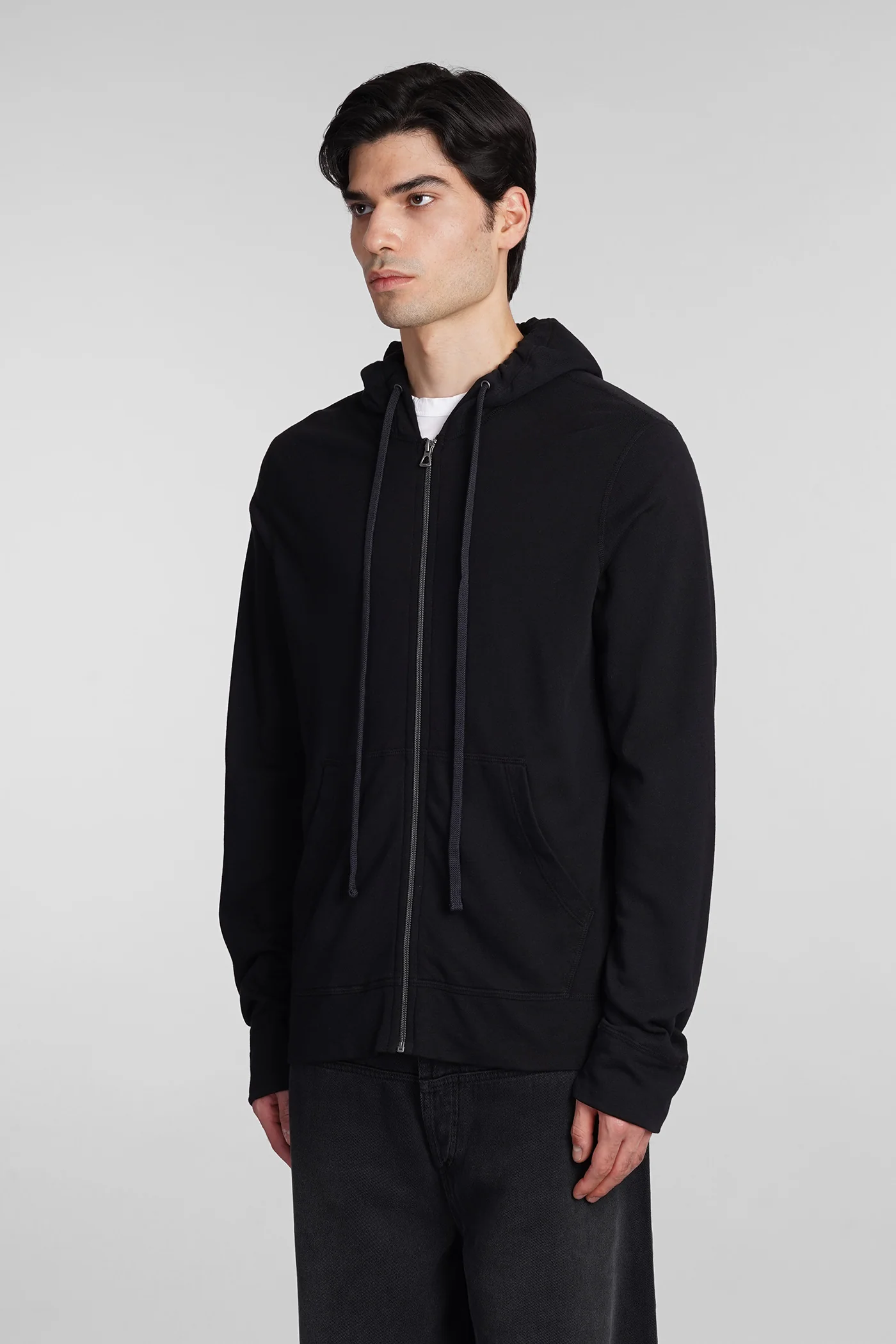 Sweatshirt in black cotton - Image 4