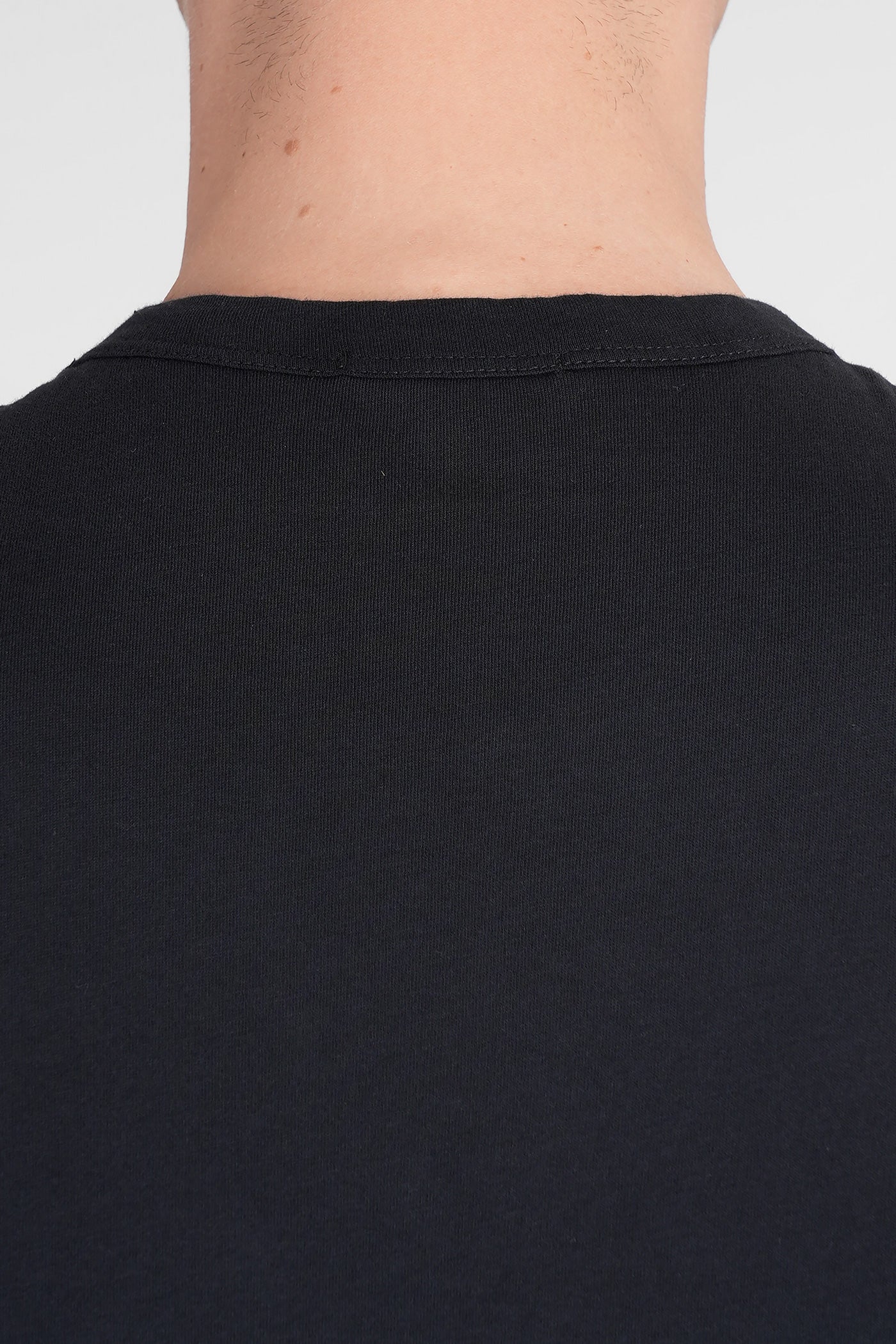 T-Shirt in black cotton - Image 5