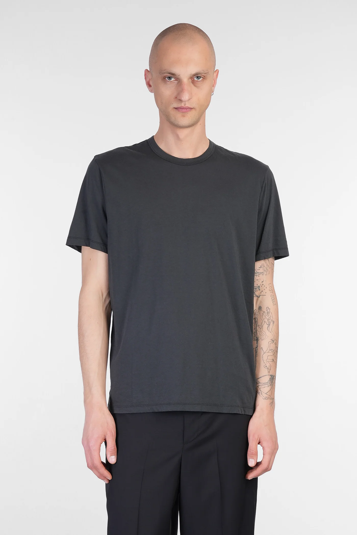 T-Shirt in grey cotton