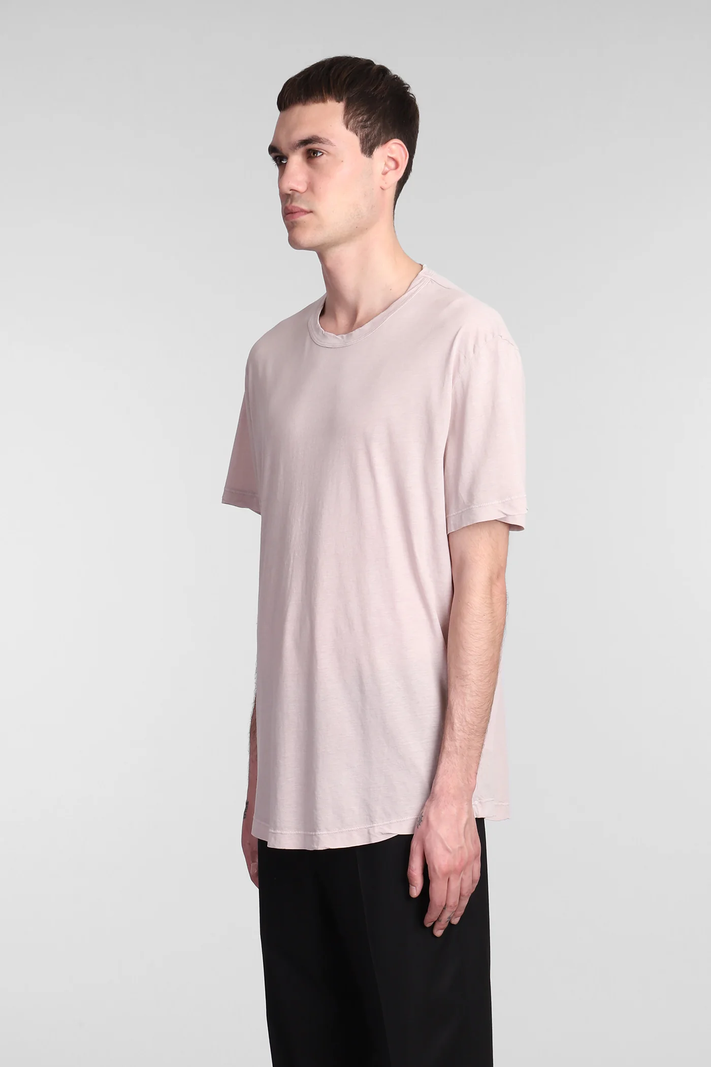T-Shirt in rose-pink cotton - Image 4