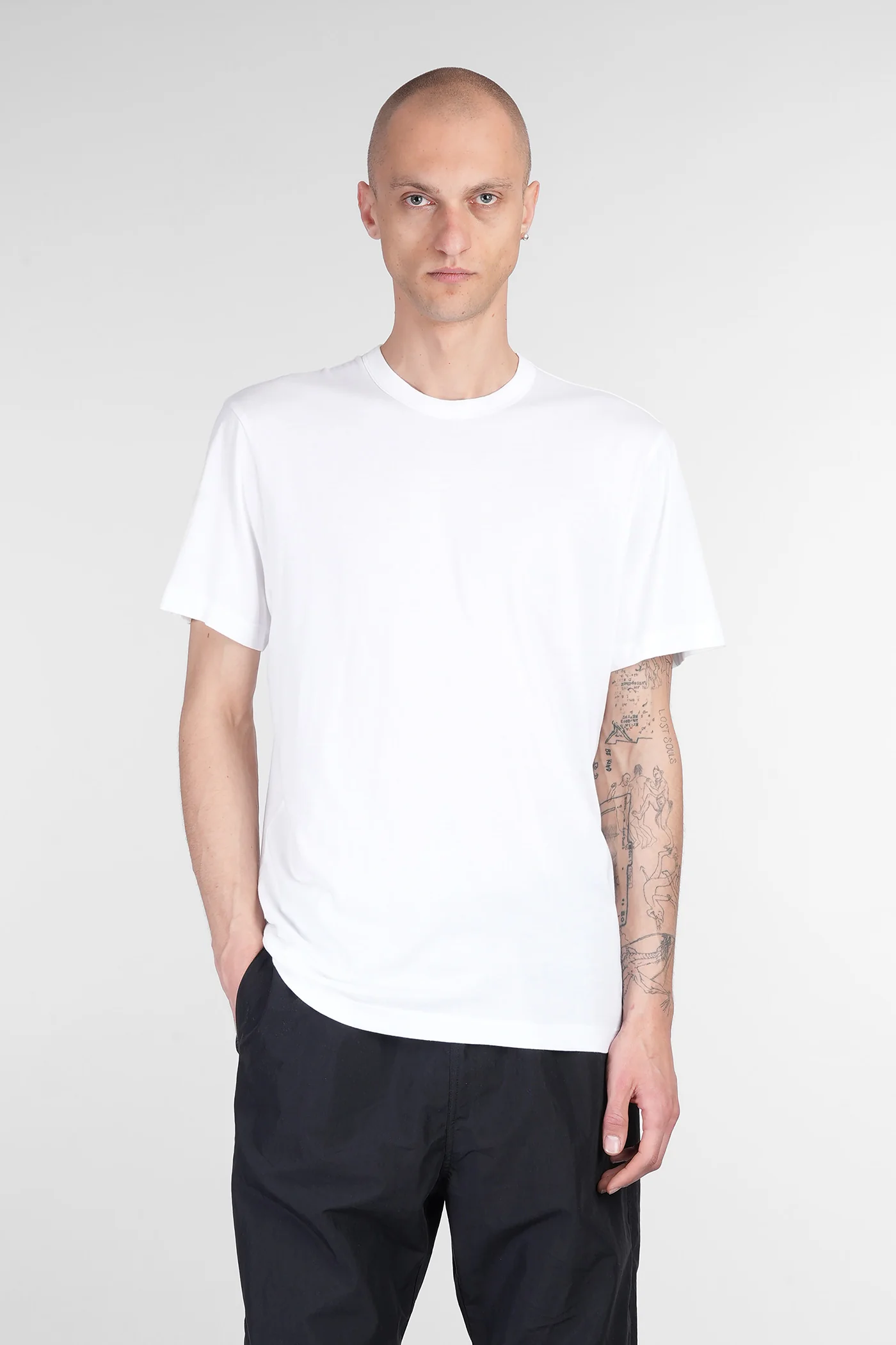 T-Shirt in white cotton