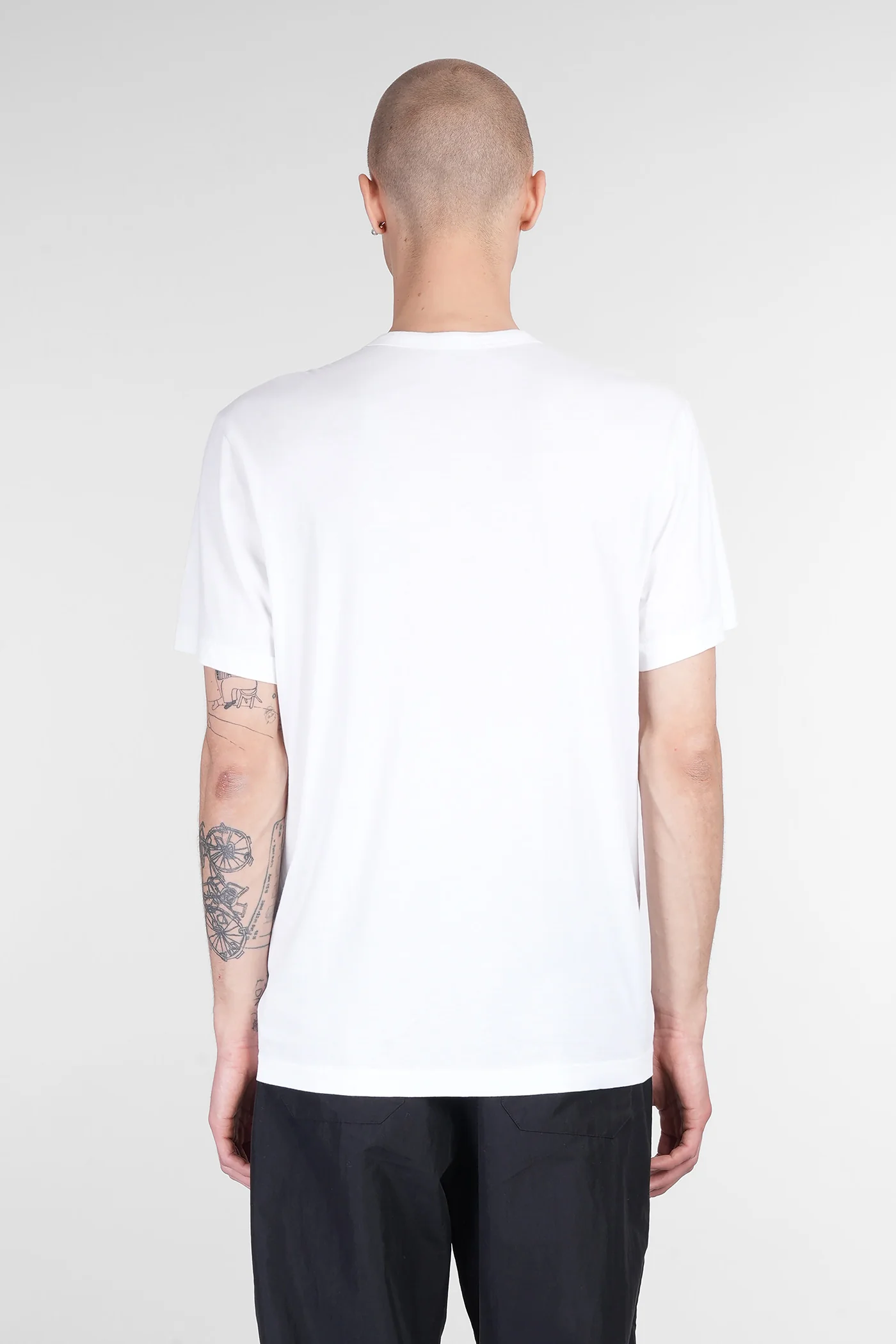 T-Shirt in white cotton - Image 3