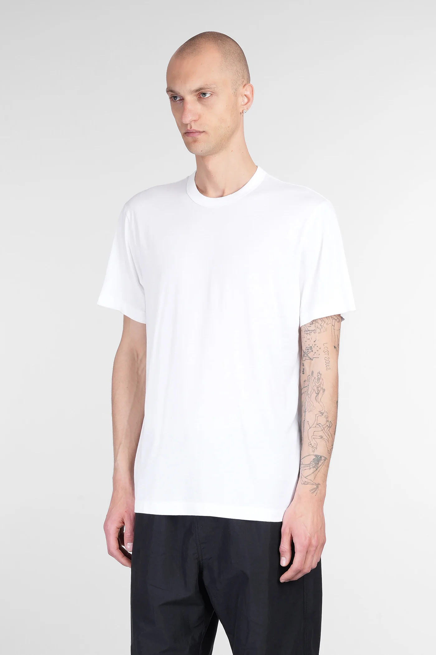 T-Shirt in white cotton - Image 4