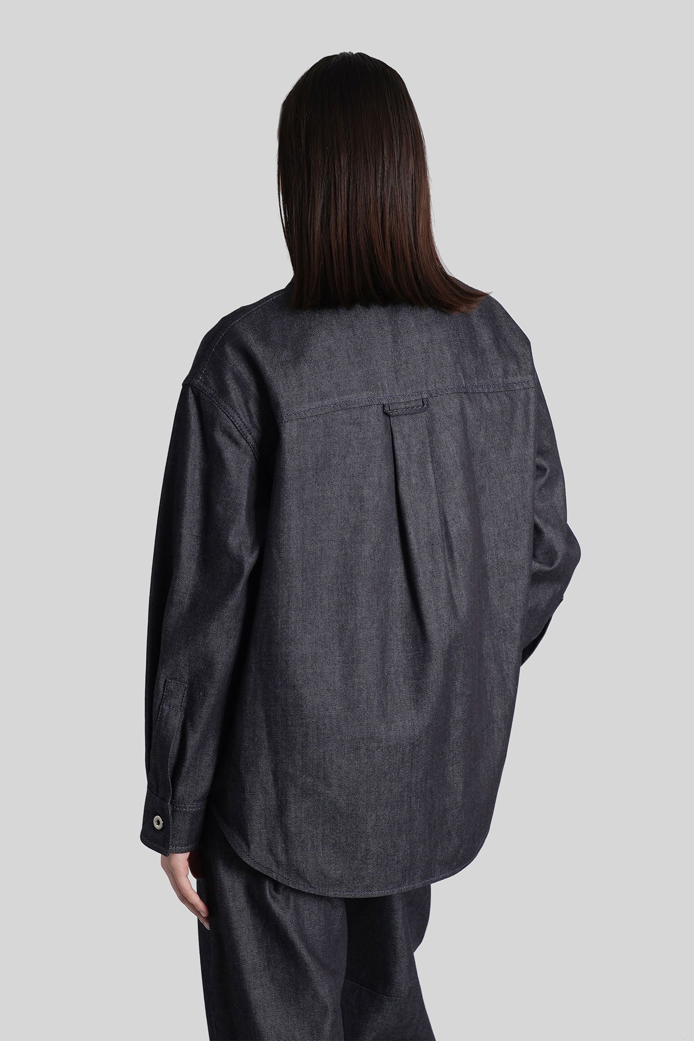 Denim shirt 177 Shirt in blue cotton - Image 3