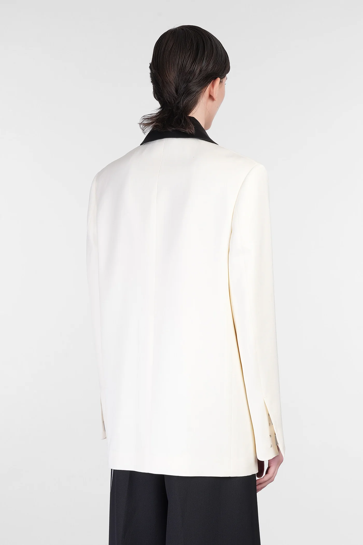 Jacket 66 Blazer in beige viscose - Image 3