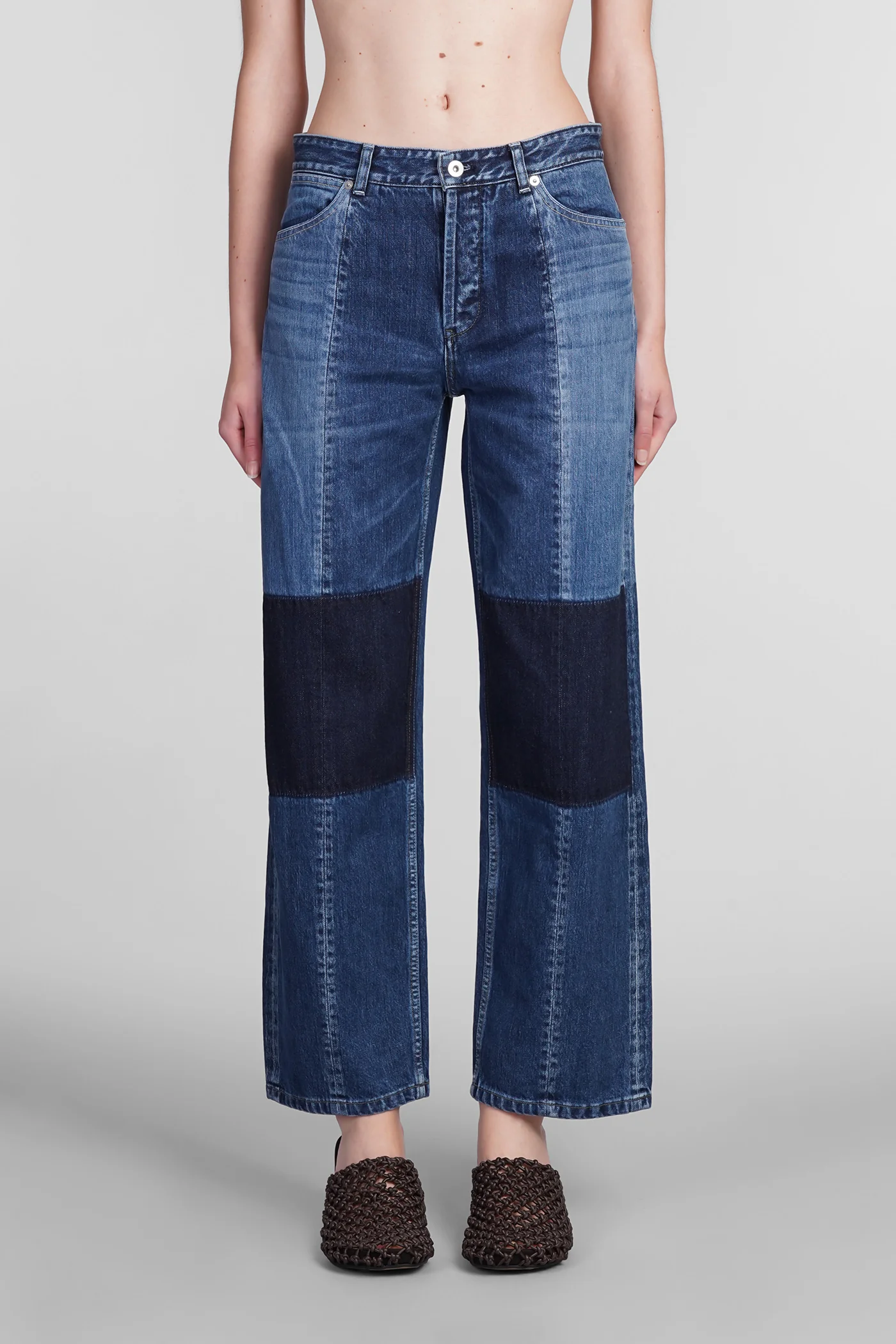 Jeans in blue denim