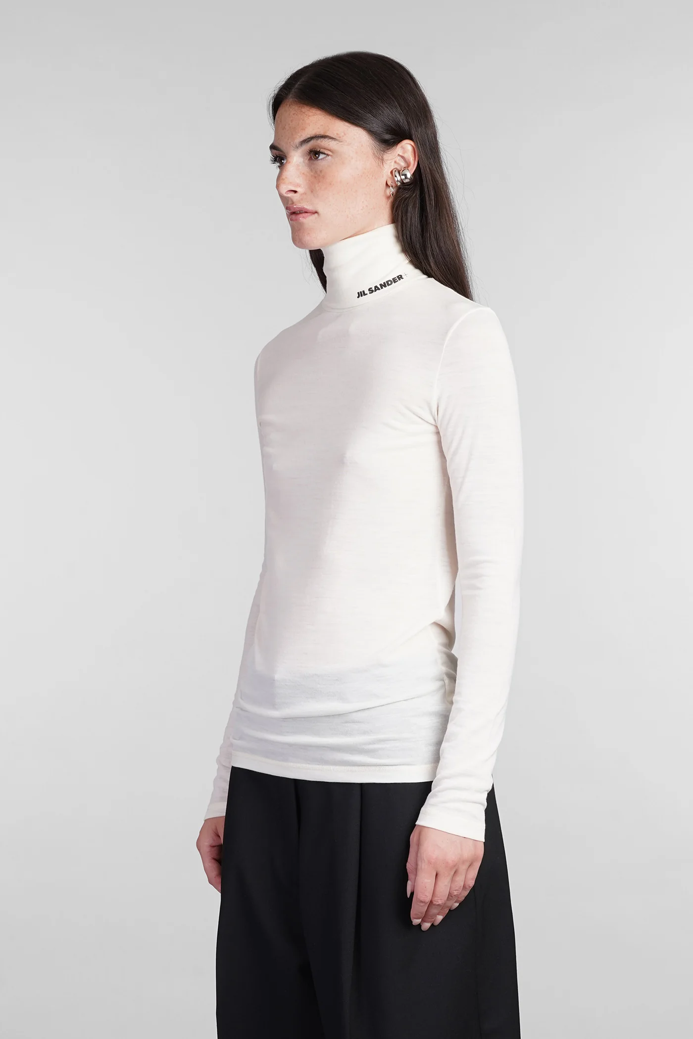 Knitwear in beige wool - Image 4