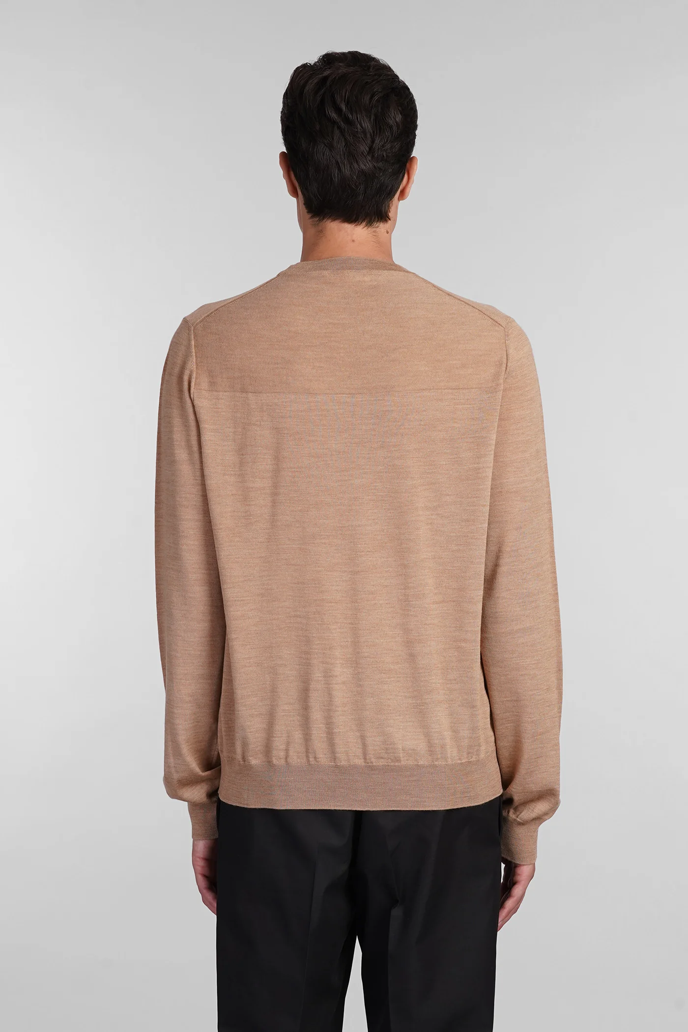 Knitwear in Camel wool - Image 3