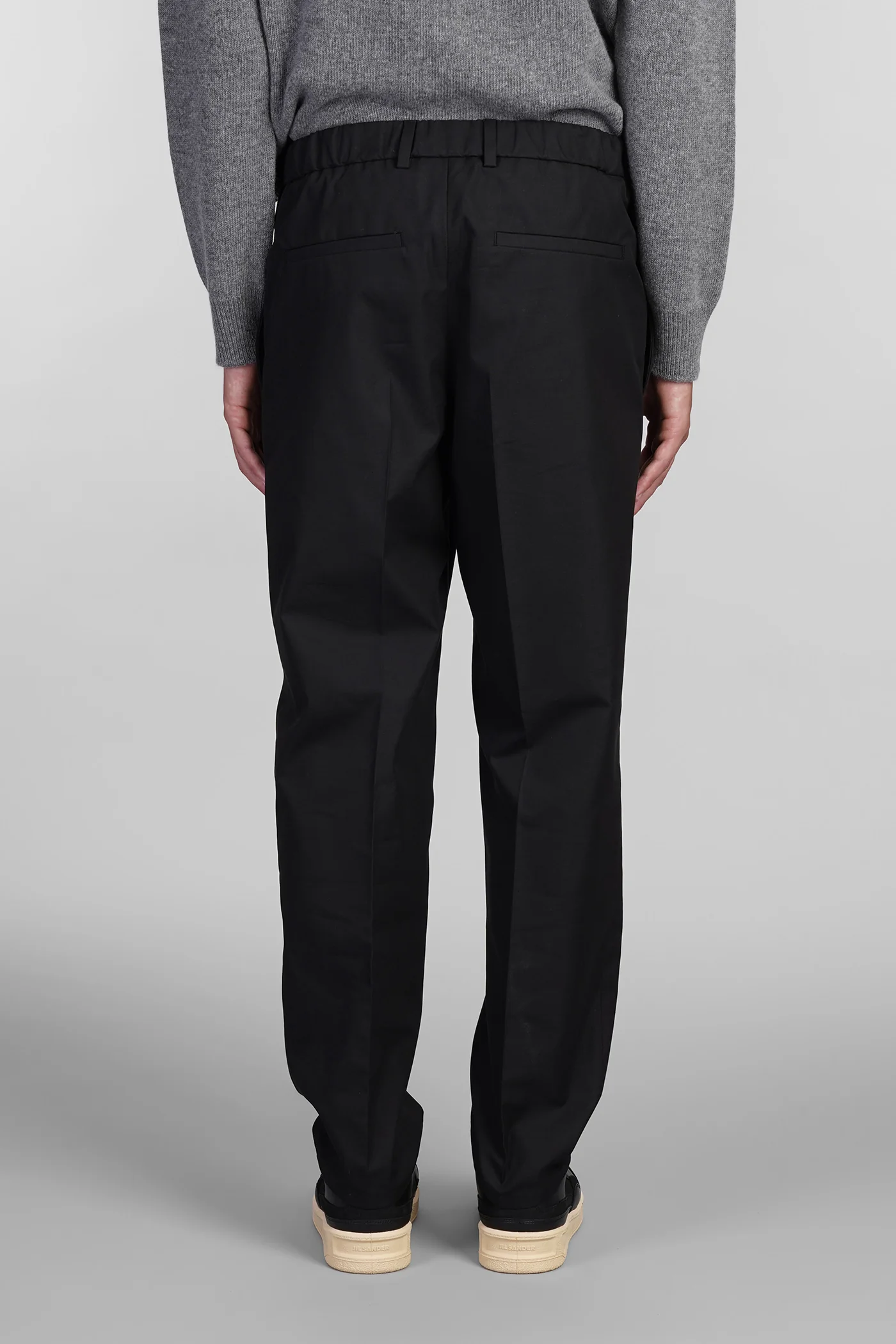 Pants in black cotton - Image 3