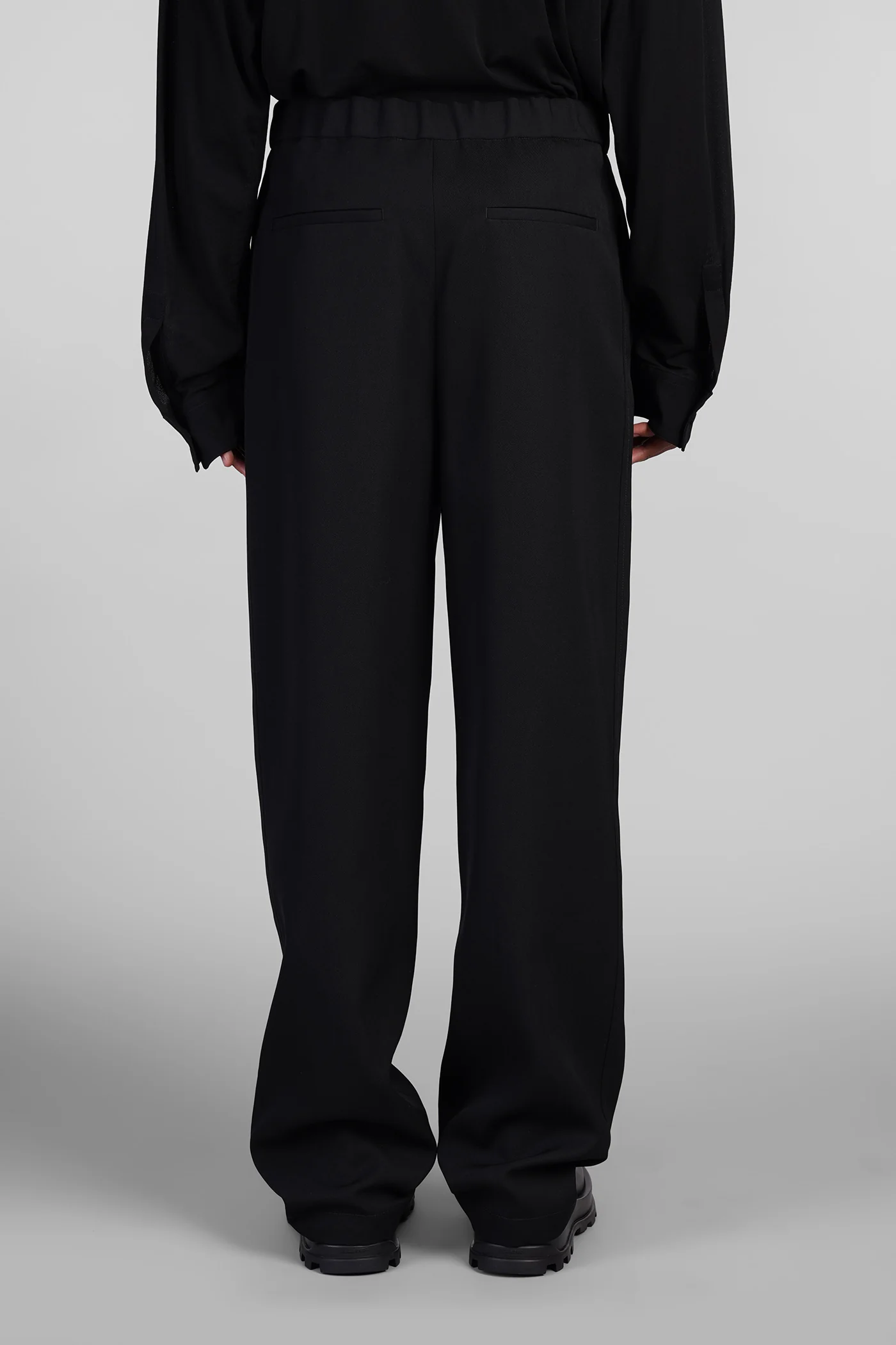 Pants in black wool - Image 3