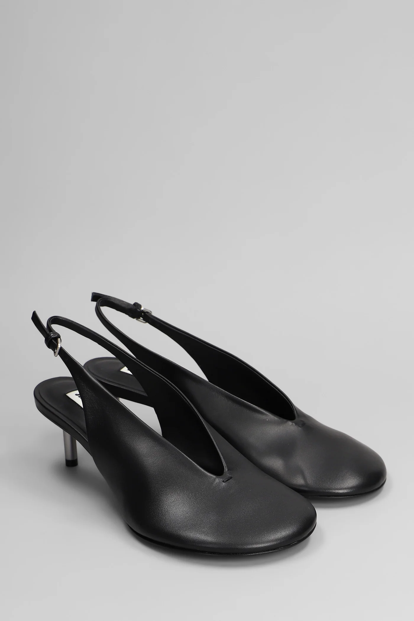 Pumps 65 Pumps in black leather - Image 2