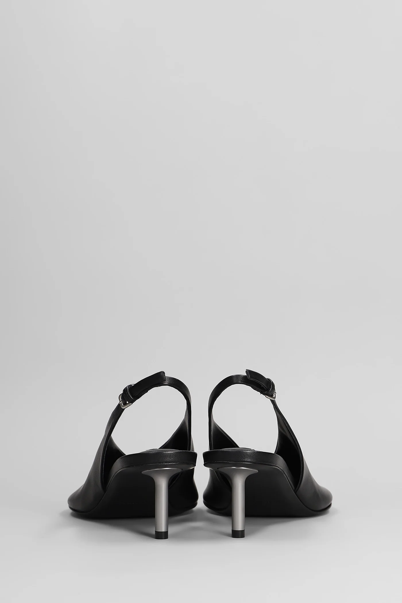 Pumps 65 Pumps in black leather - Image 4