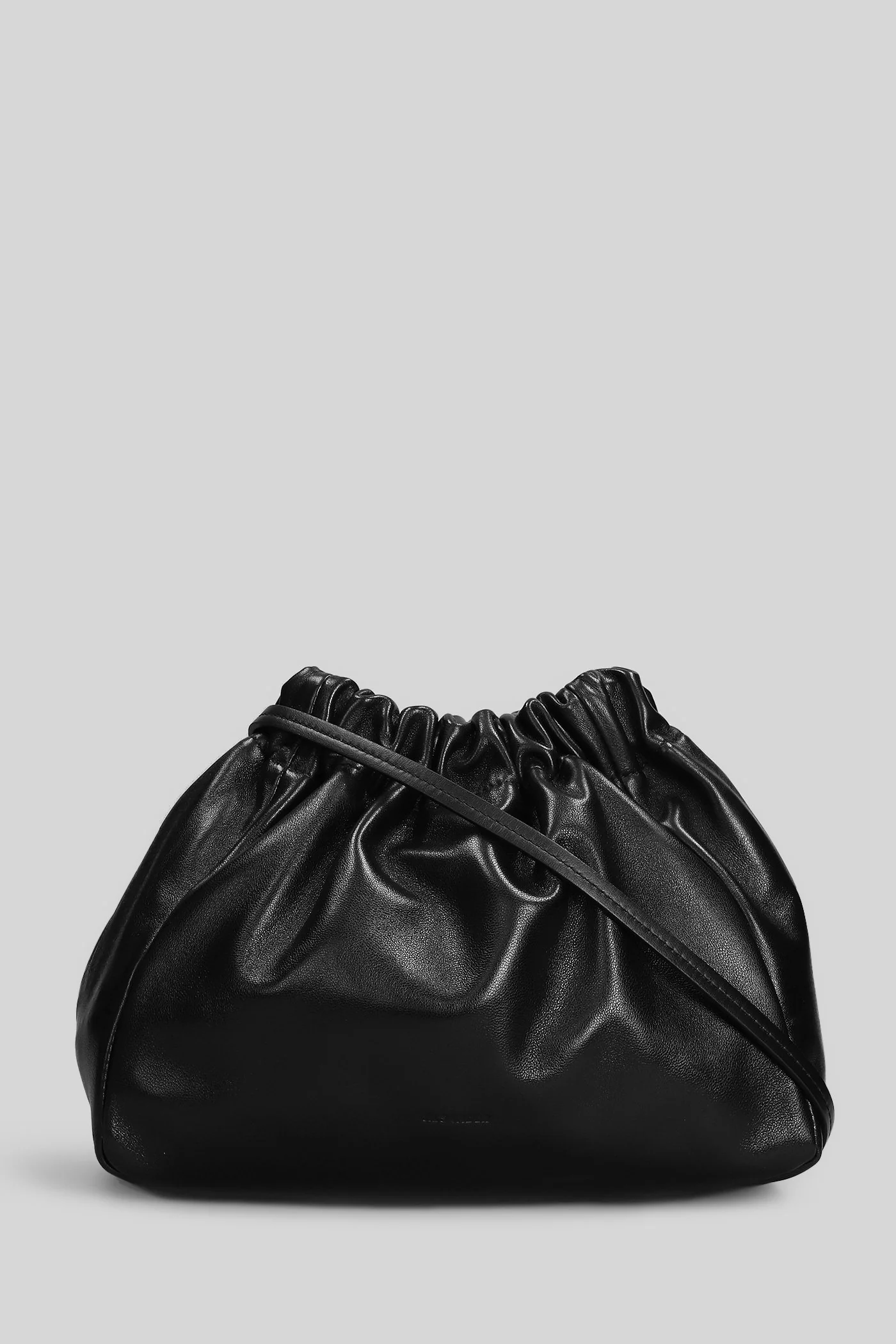 Scruch sm Shoulder bag in black leather