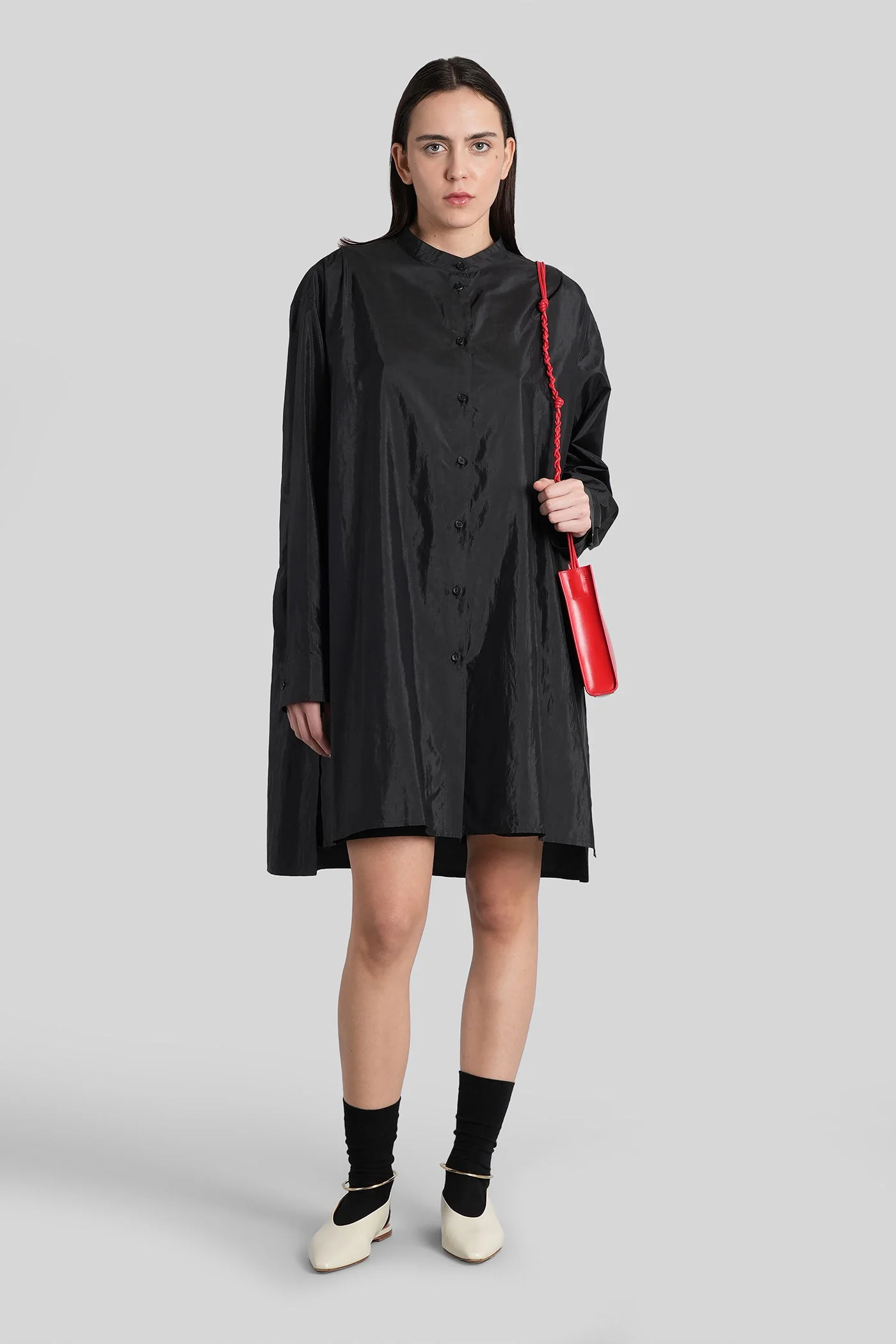 Shirt 159 Shirt in black polyamide - Image 6
