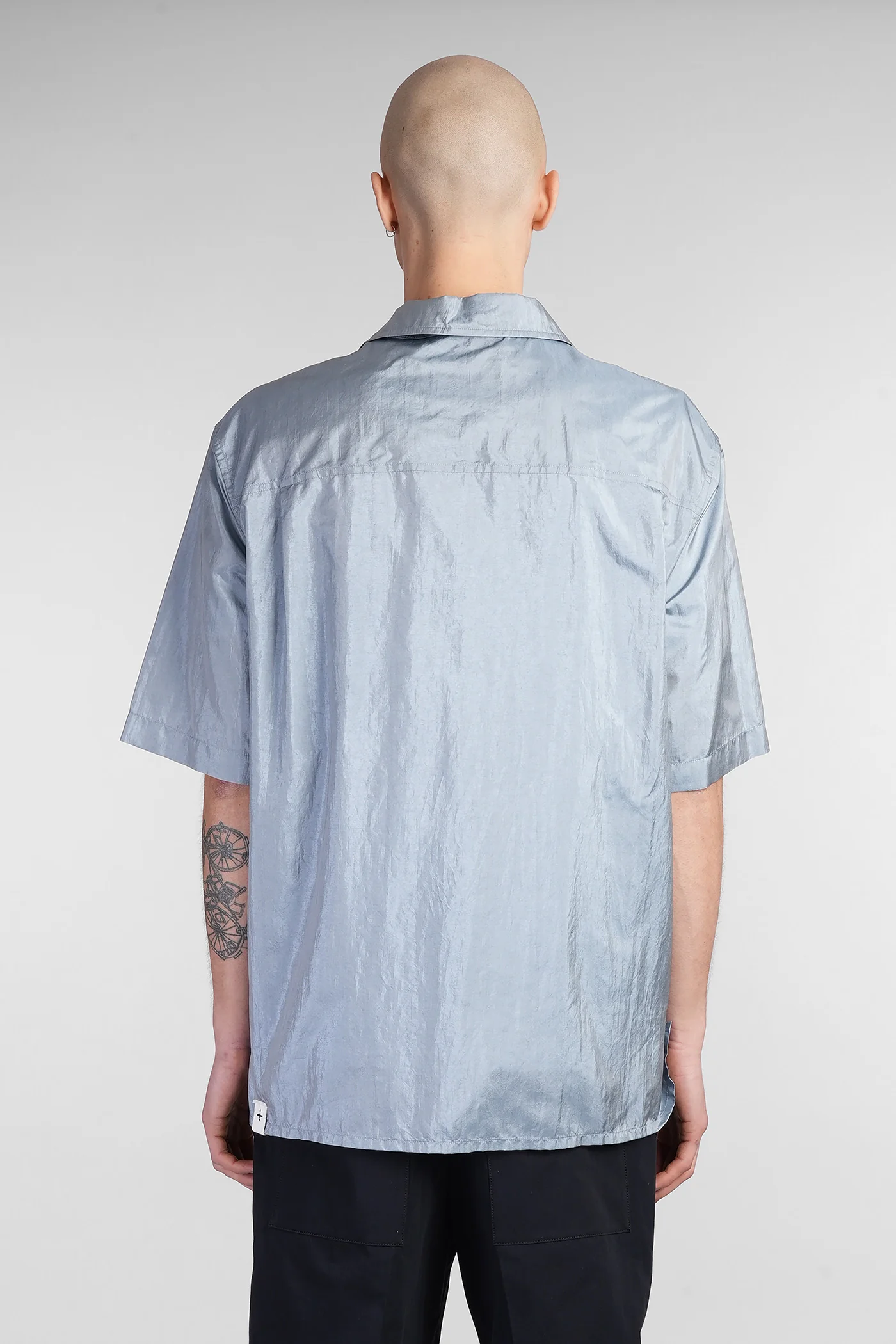 Shirt 165 Shirt in cyan polyamide - Image 3