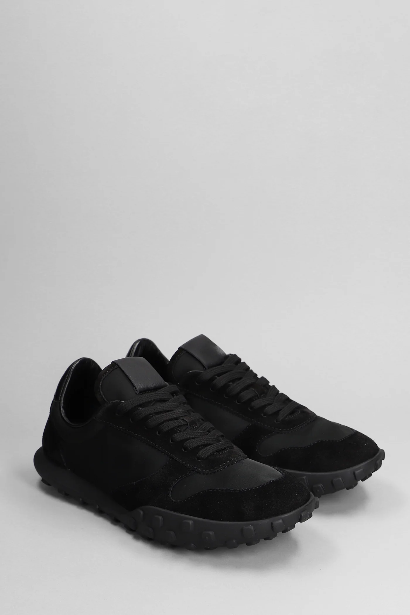Sneakers in black Suede and fabric - Image 2