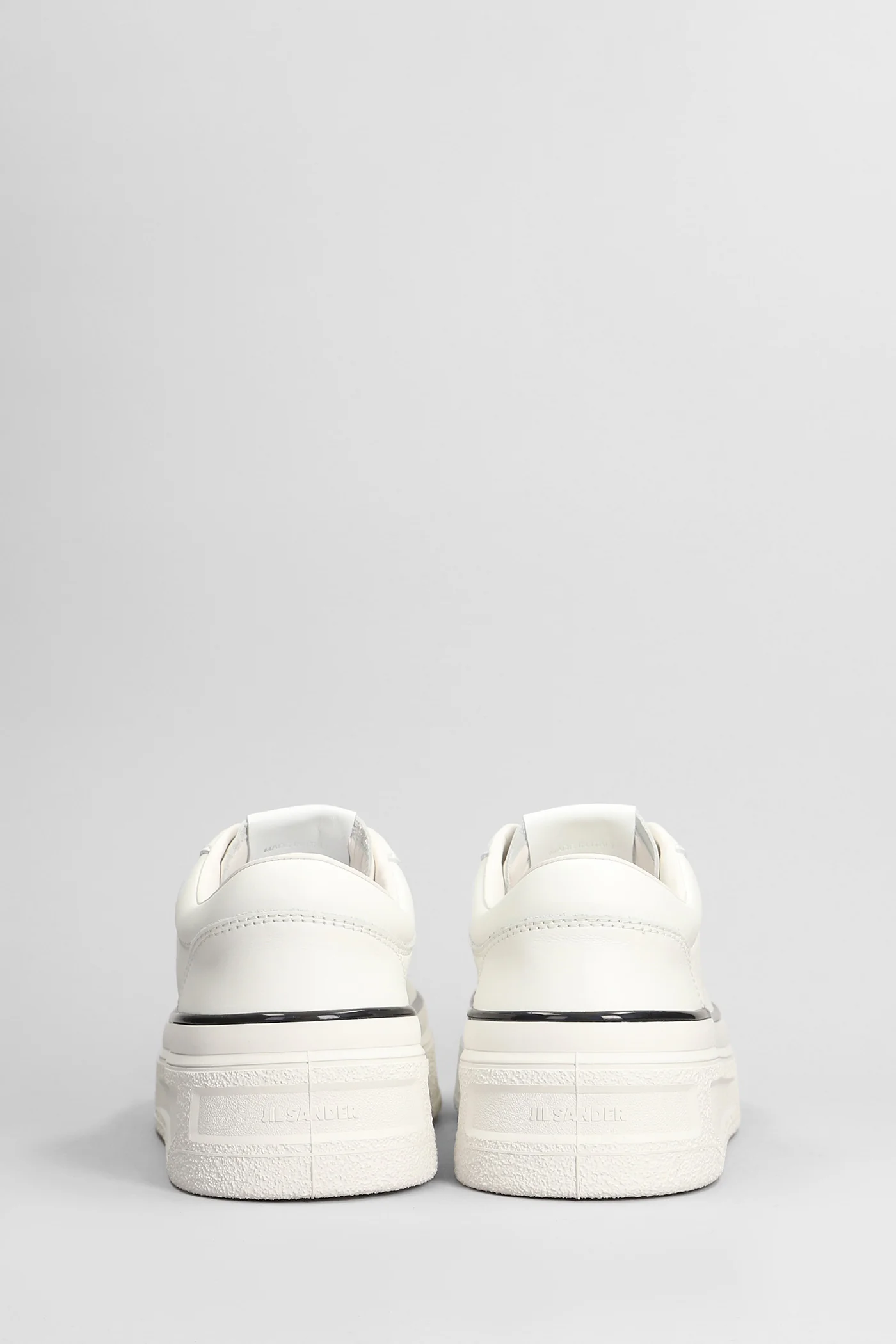 Sneakers in white leather - Image 4