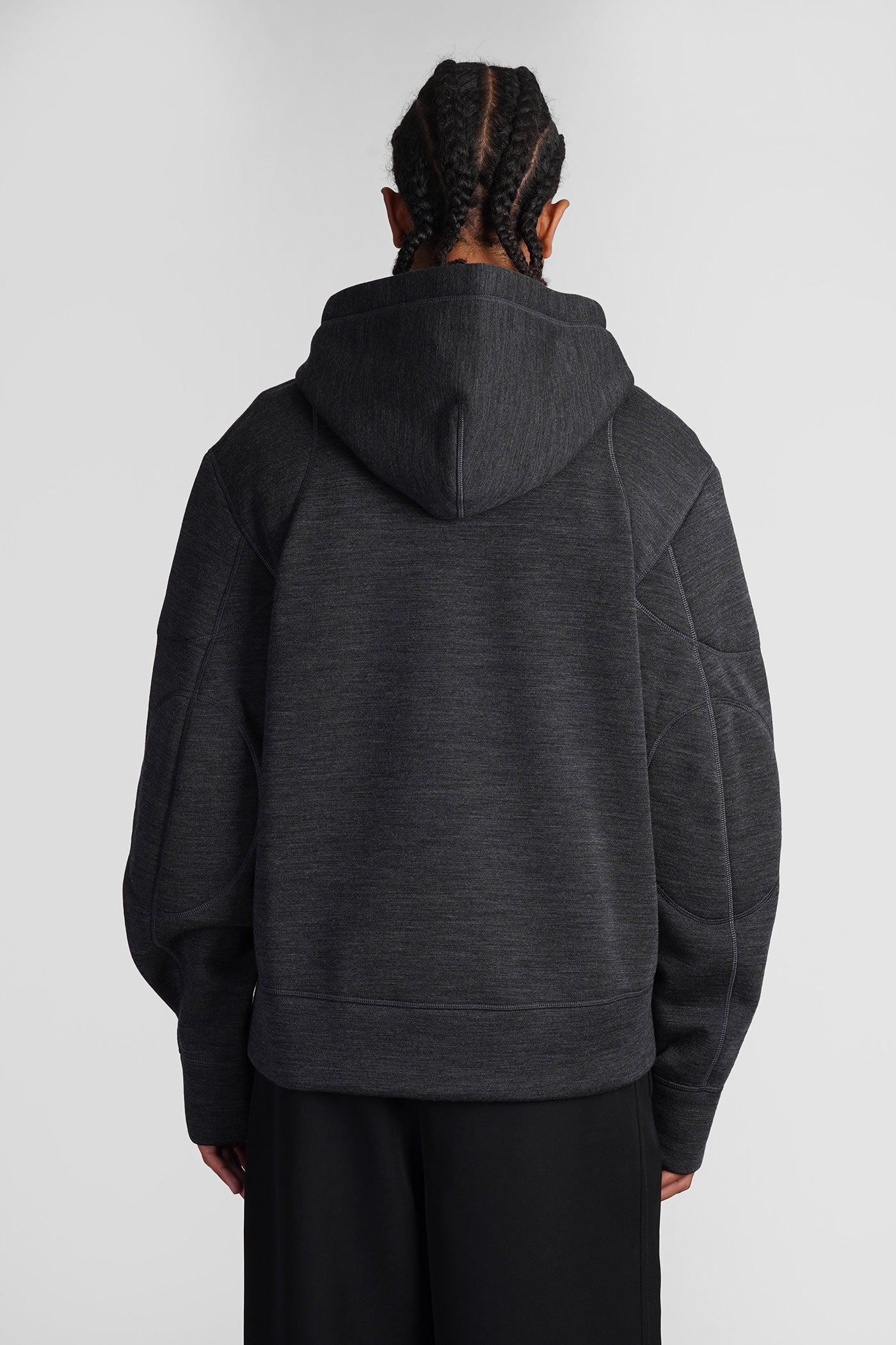 Sweatshirt in grey wool - Image 3