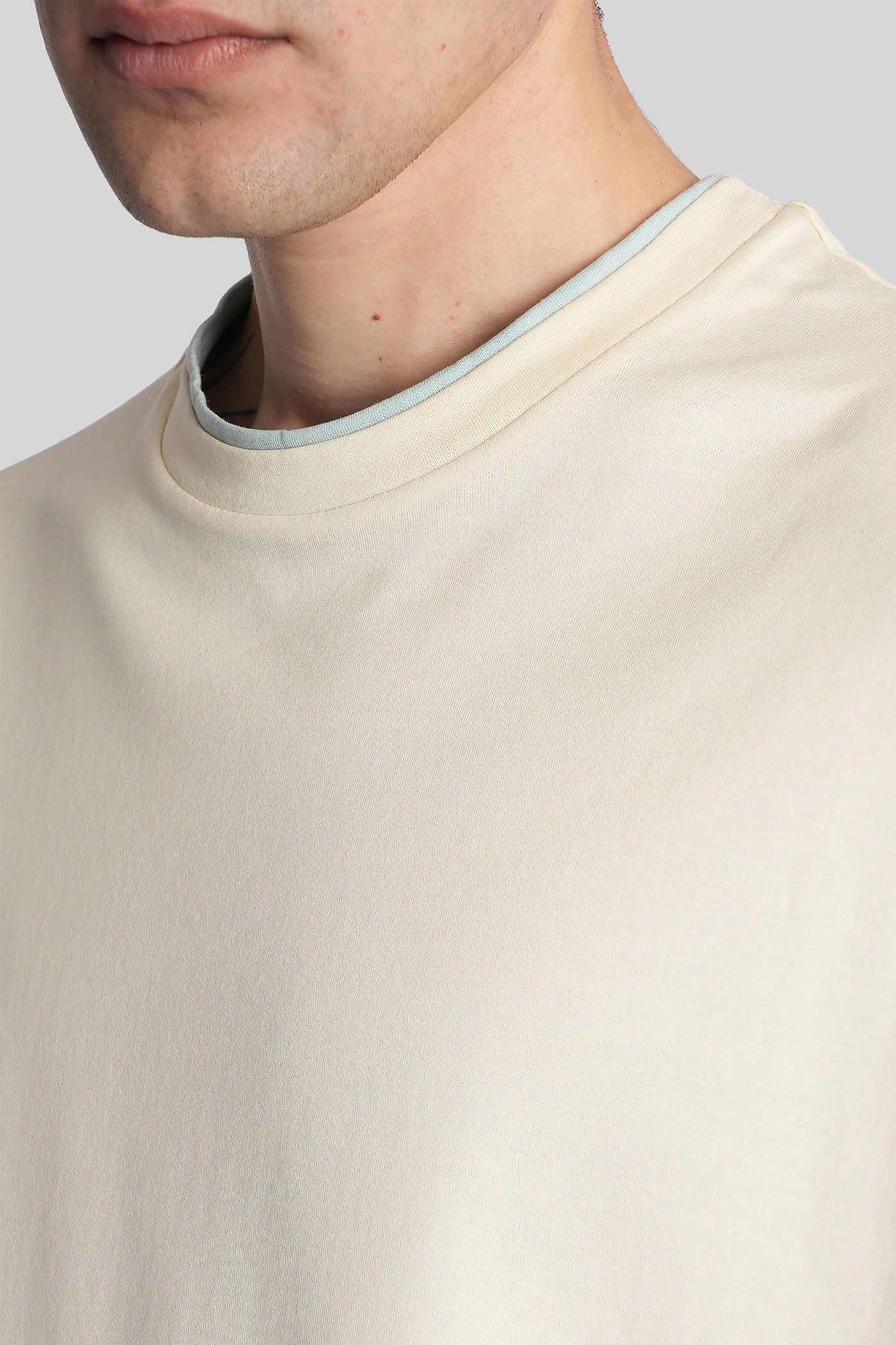 T-shirt cn ss T-Shirt in beige cotton - Image 5