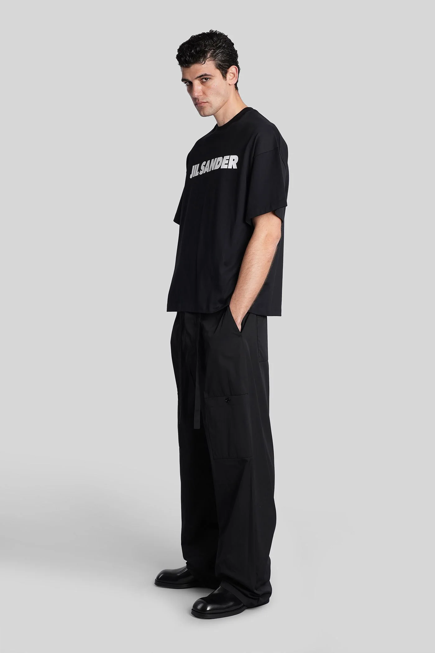 T-shirt cn ss T-Shirt in black cotton - Image 2