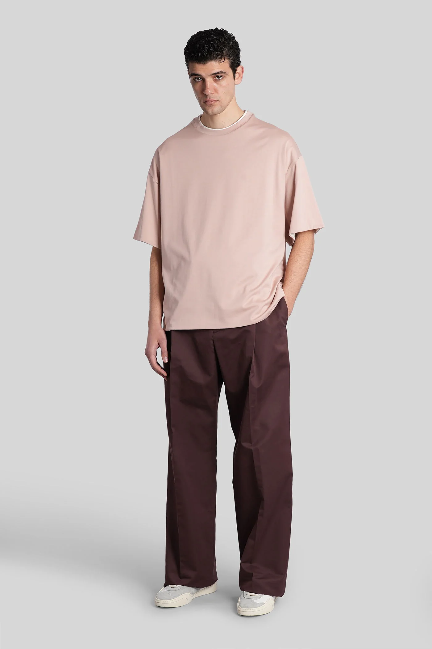 T-shirt cn ss T-Shirt in rose-pink cotton - Image 2