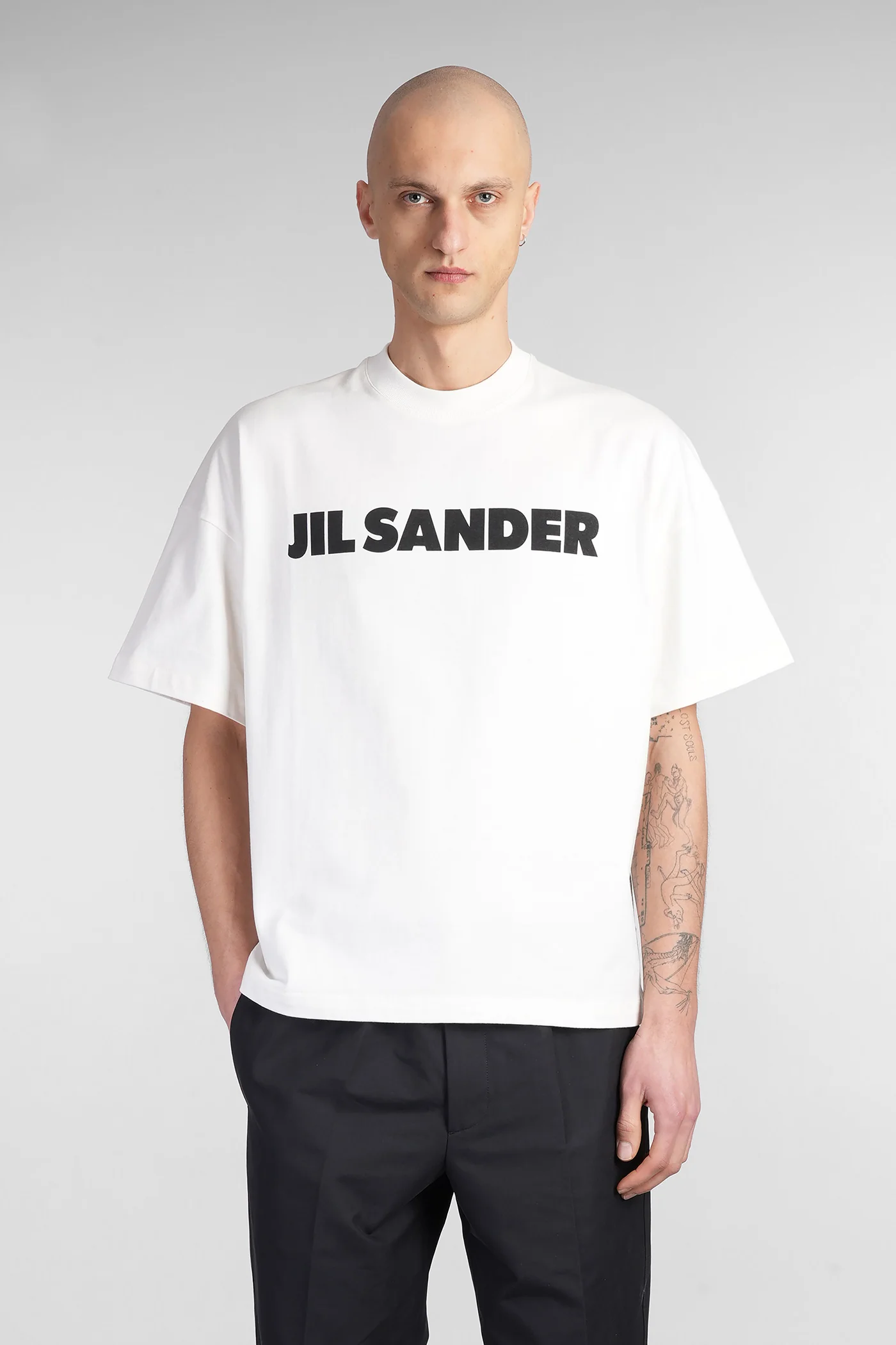 T shirt cn ss T-Shirt in white cotton